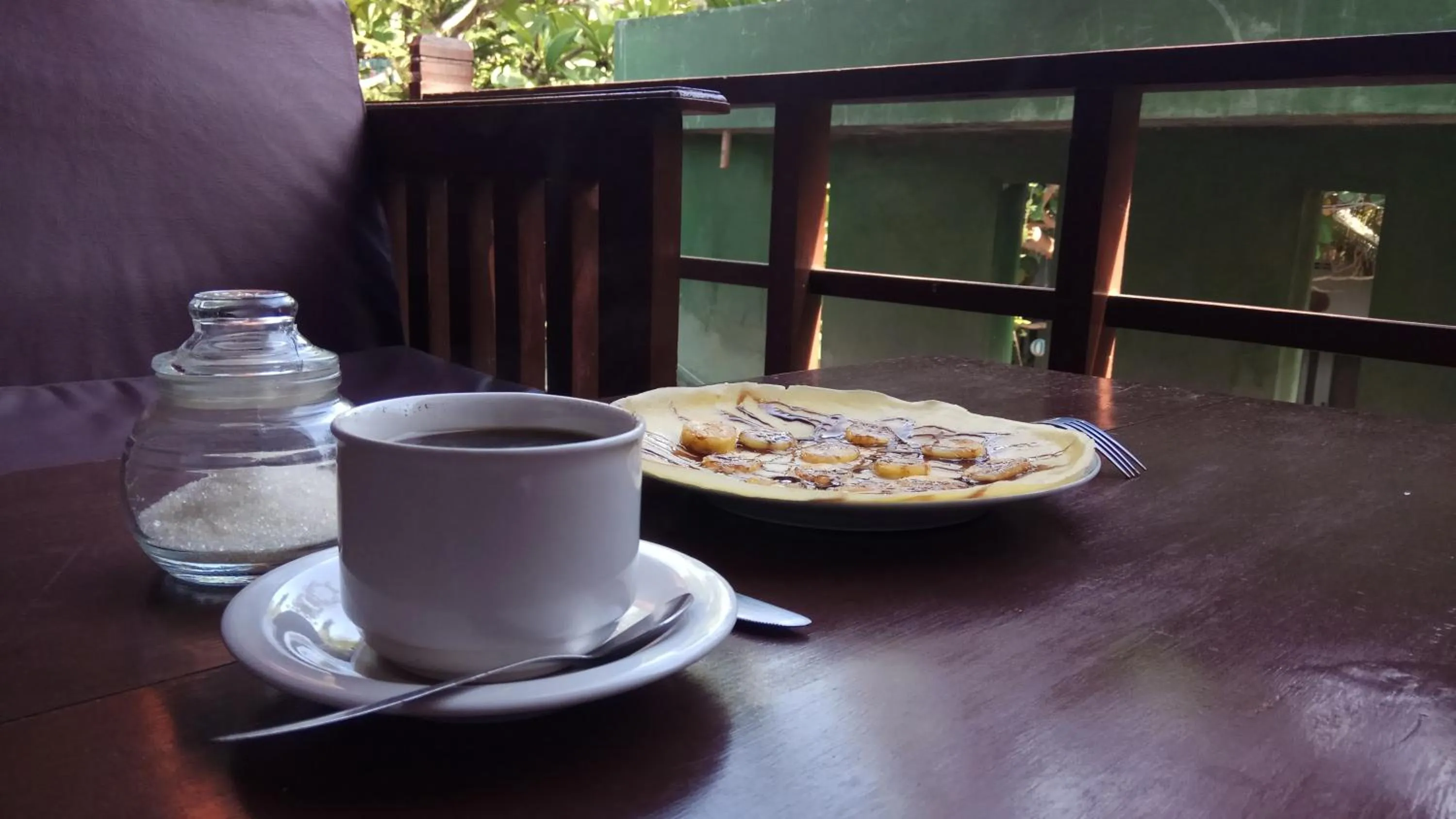 Breakfast in Banana Leaf Bungalow