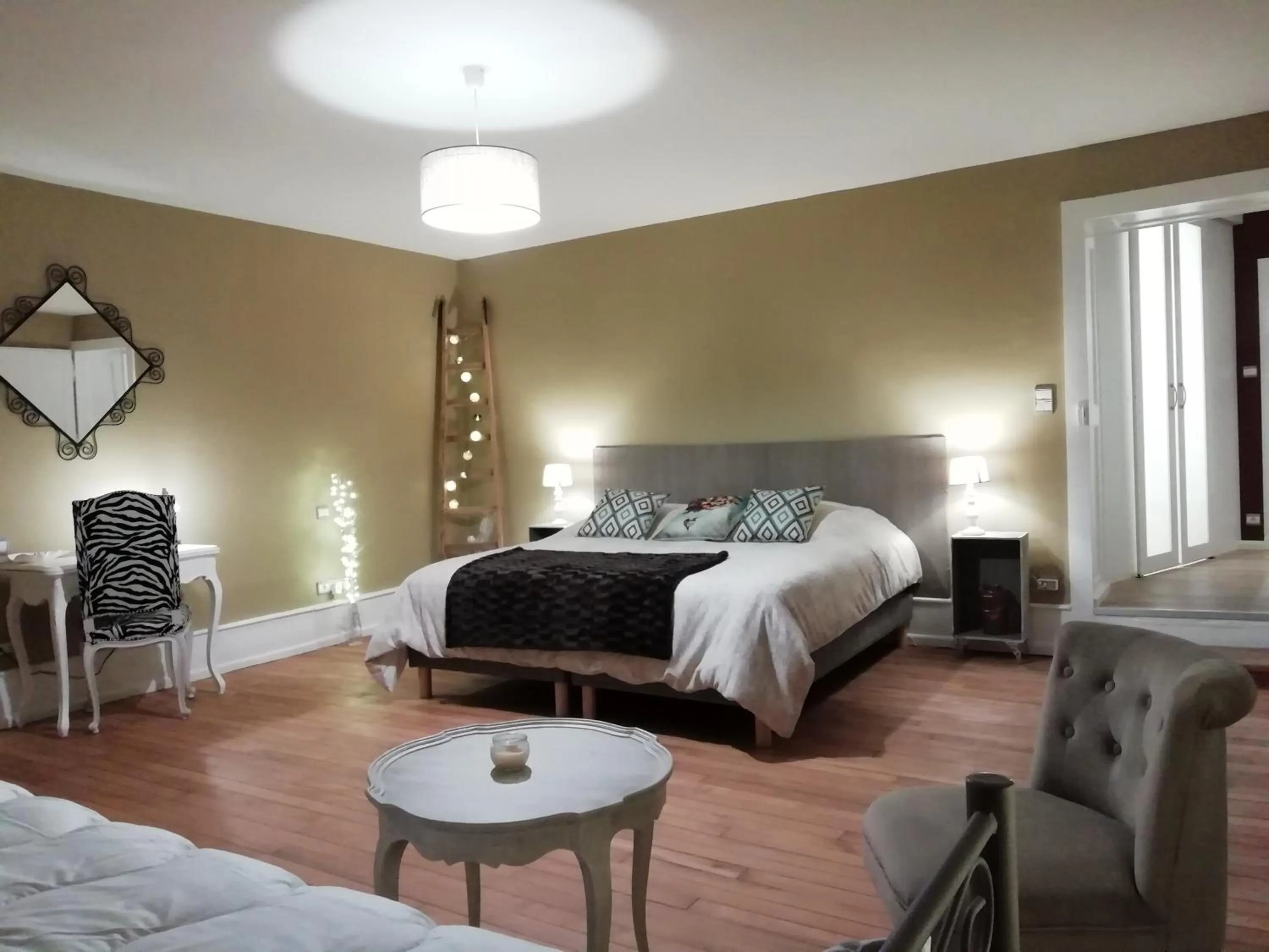 Bed in Chambres d'hôtes La Tuilerie