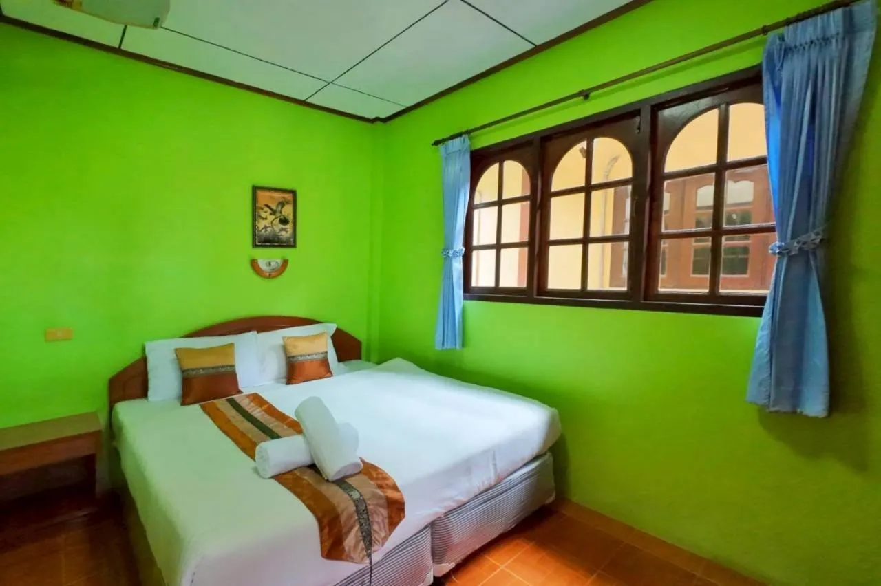 Bed in Island View Bungalows