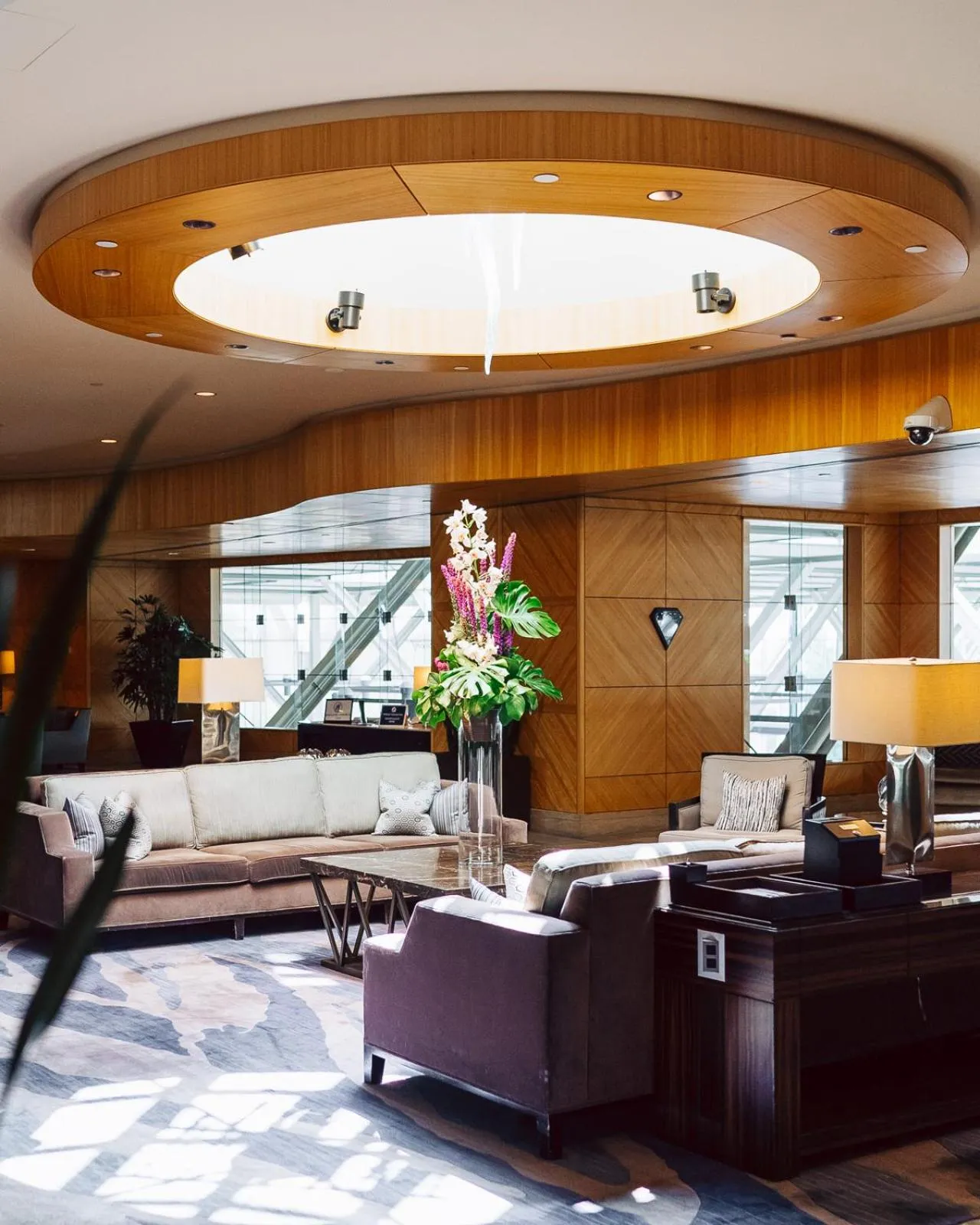 Lobby or reception in Fairmont Gold at Fairmont Vancouver Airport