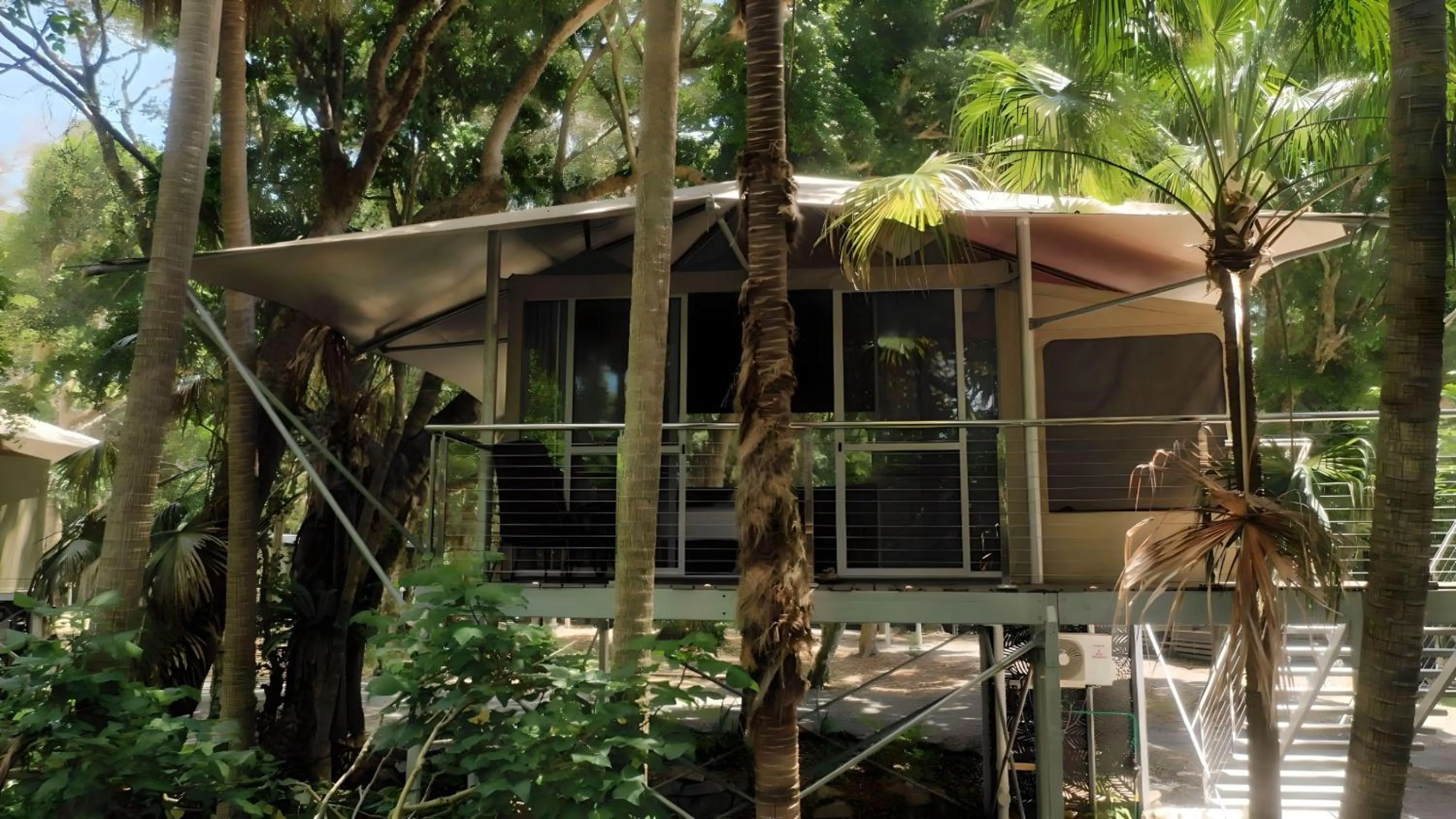 Natural landscape in Tiona Holiday Park