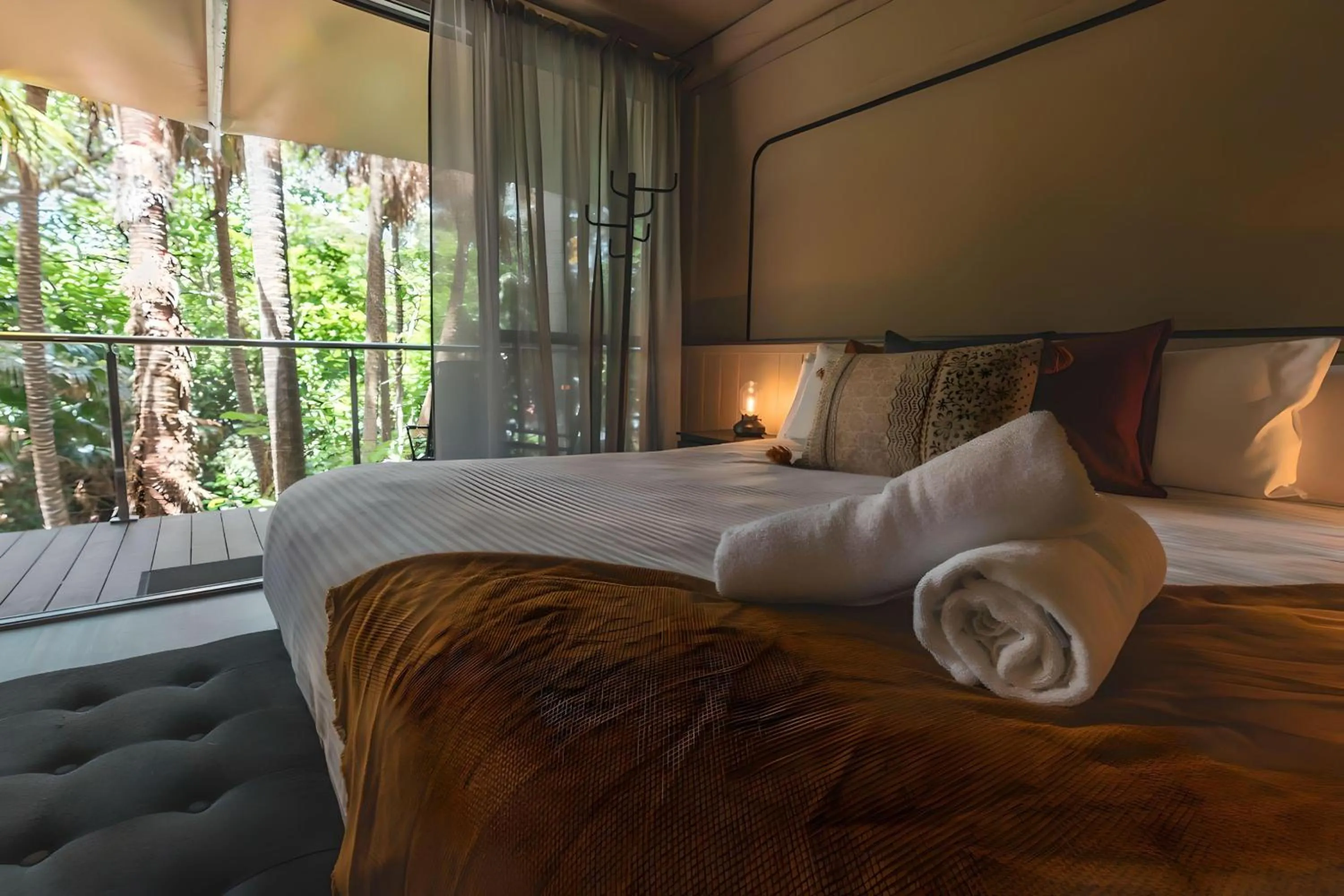 Bed in Tiona Holiday Park