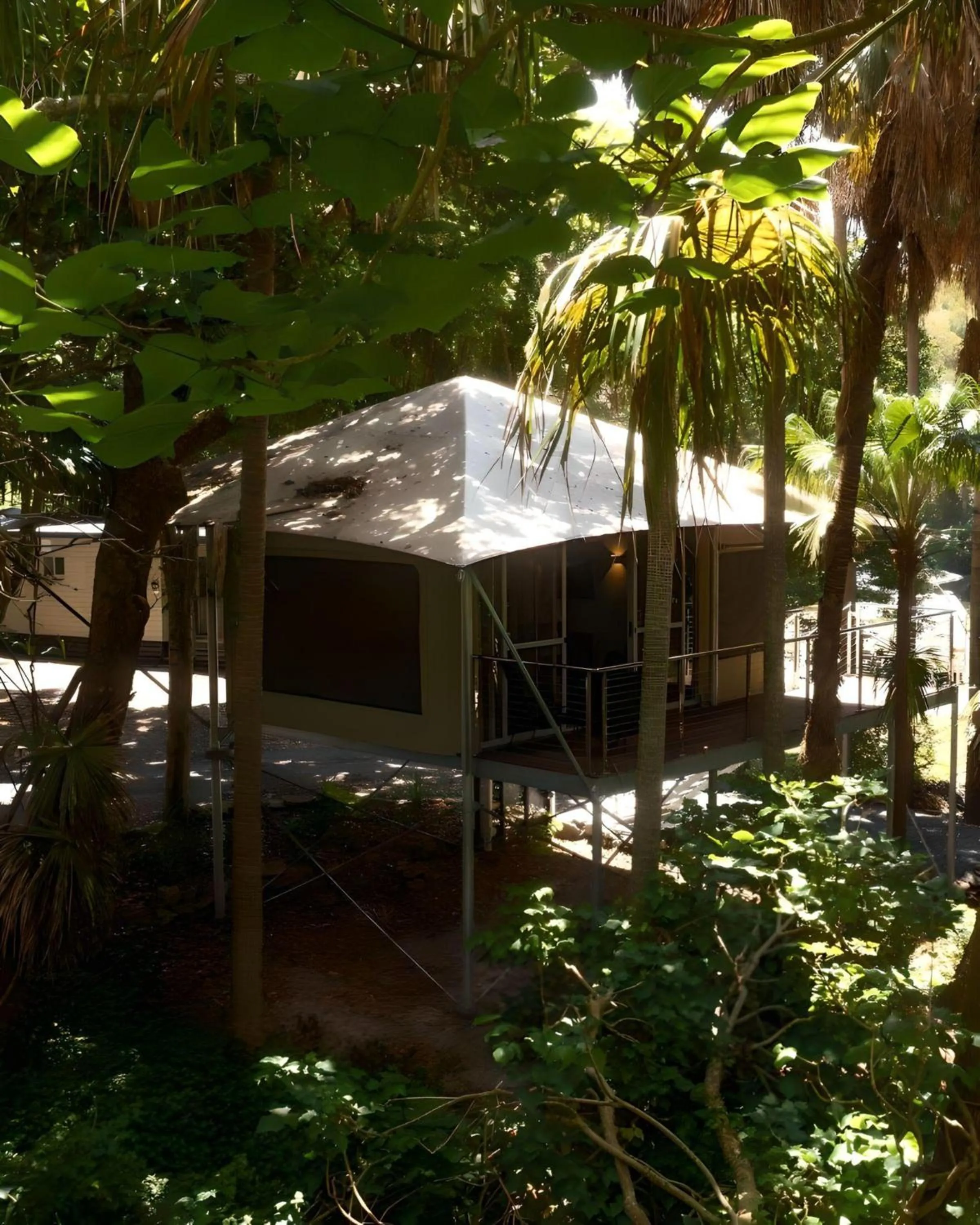 Natural landscape in Tiona Holiday Park