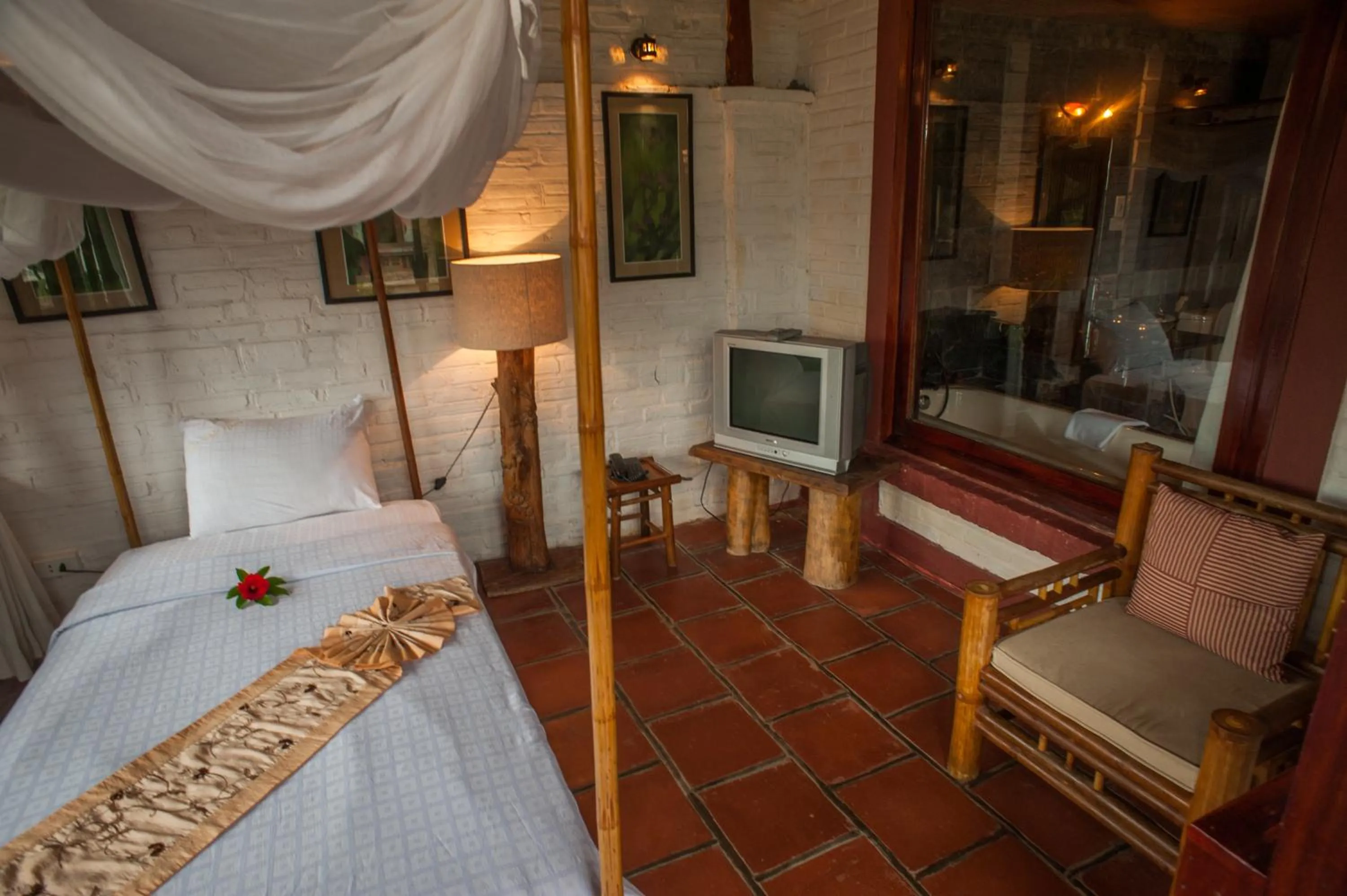 Bed in Van Chai Resort