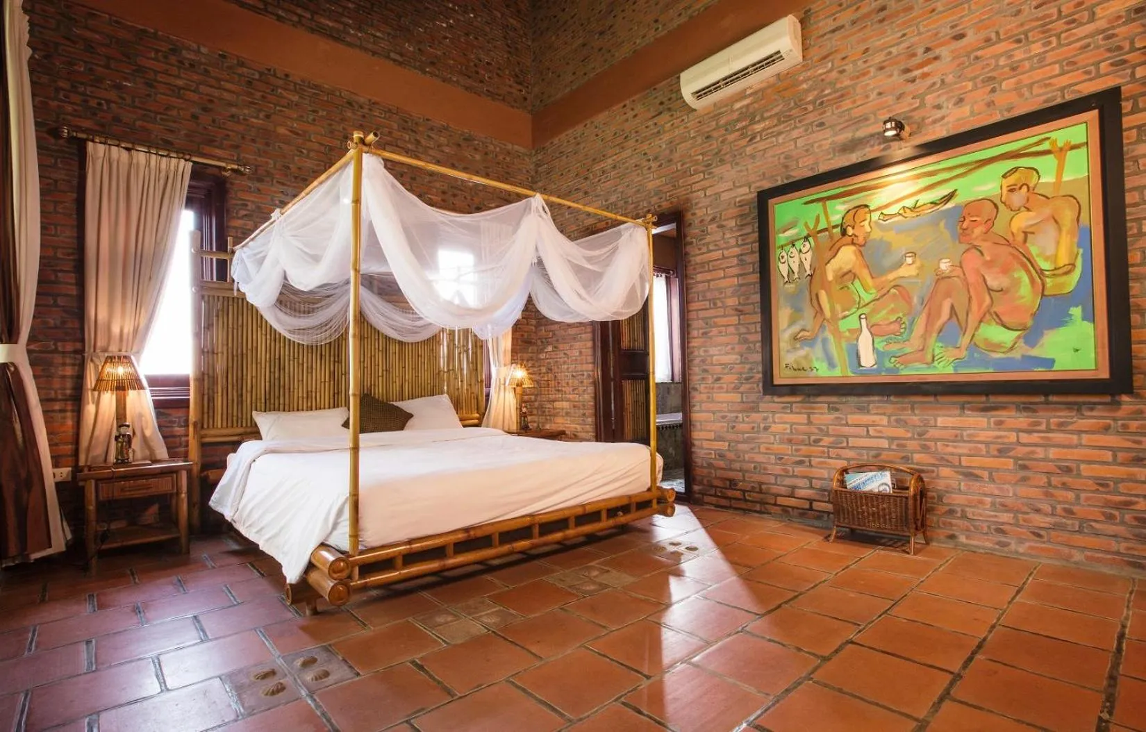 Bed in Van Chai Resort