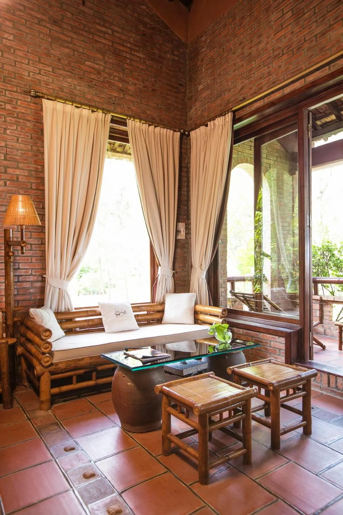 Bed in Van Chai Resort