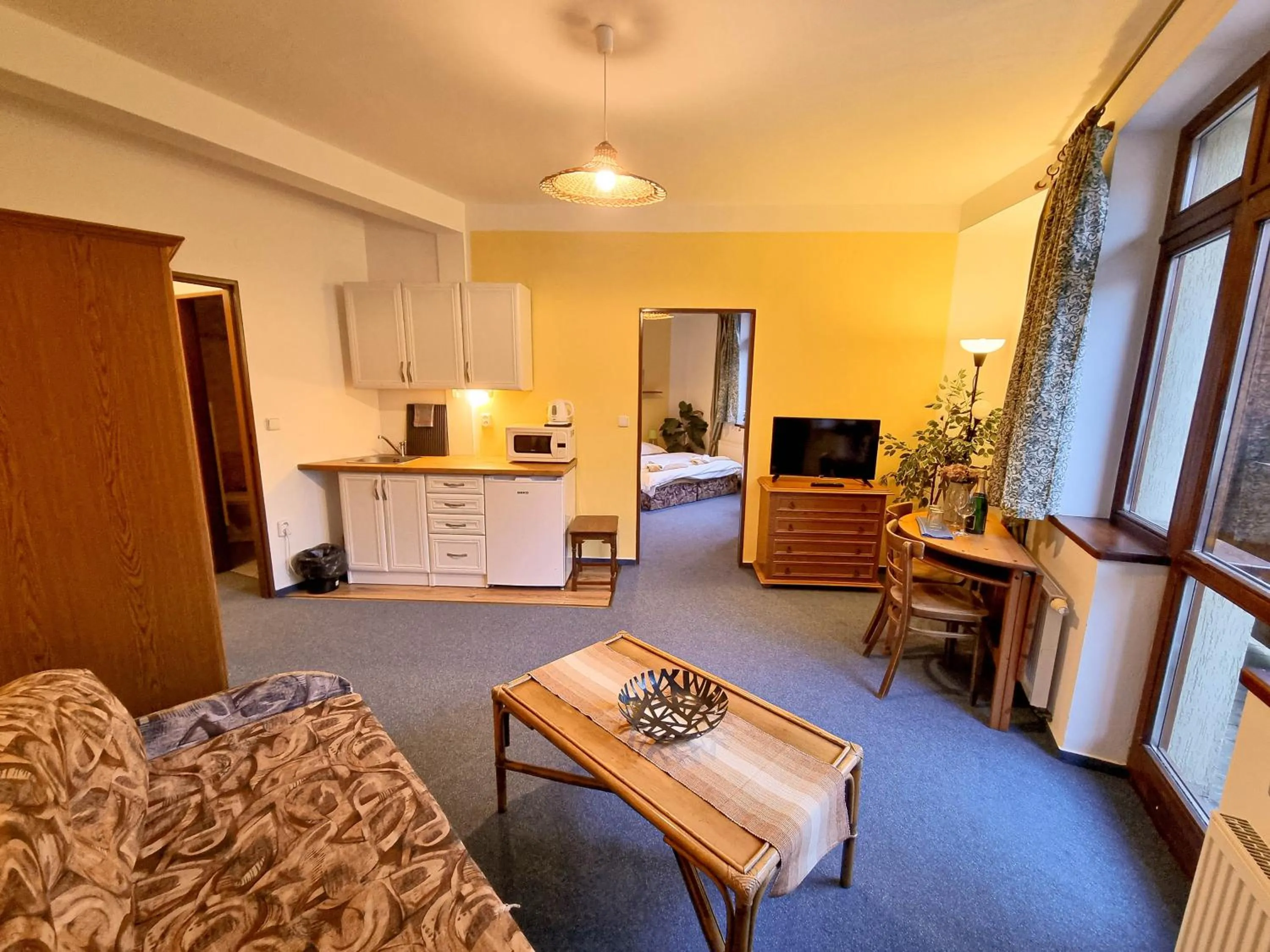 TV and multimedia, Bed in Penzion Rotunda