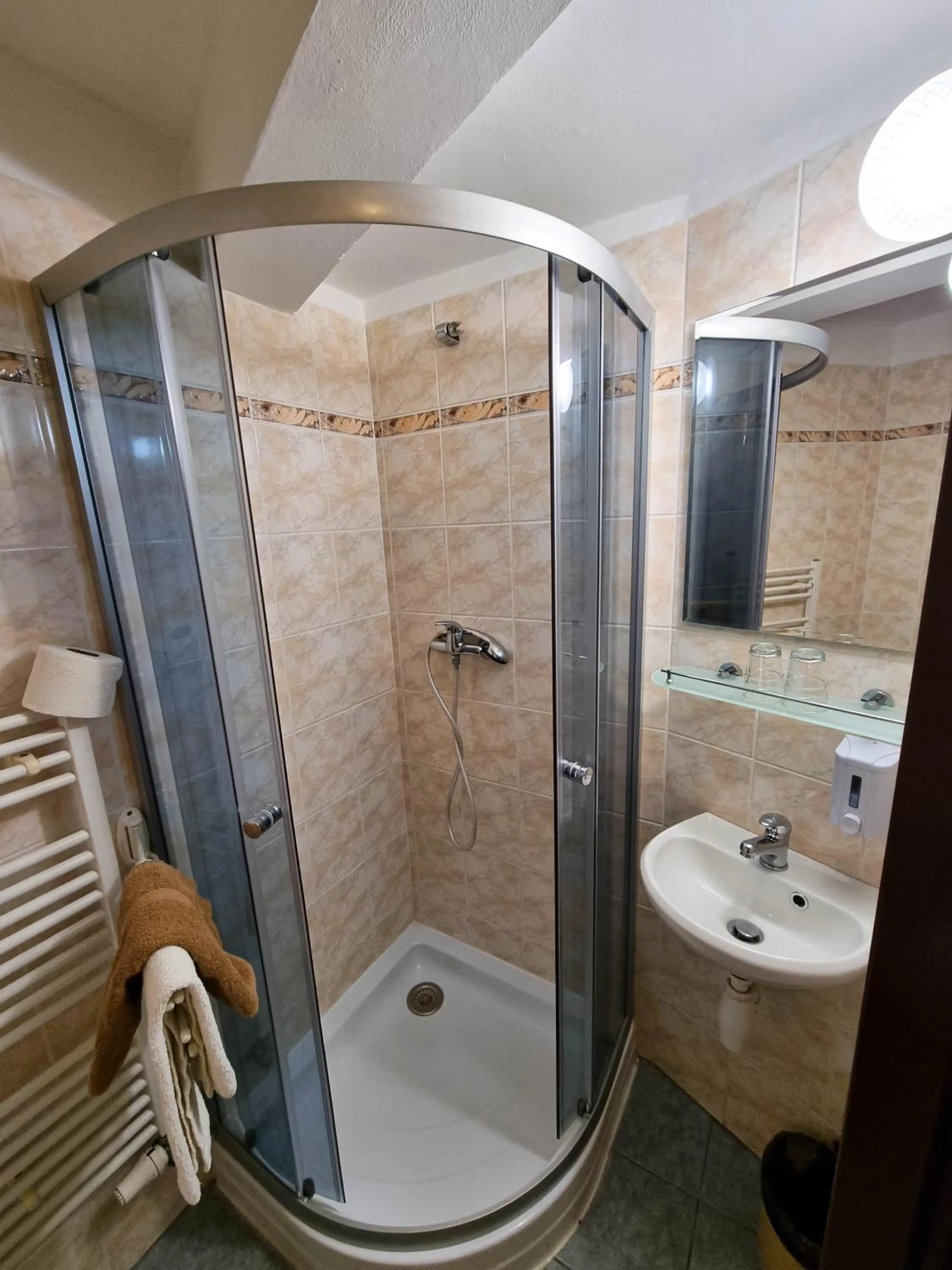 Bathroom in Penzion Rotunda