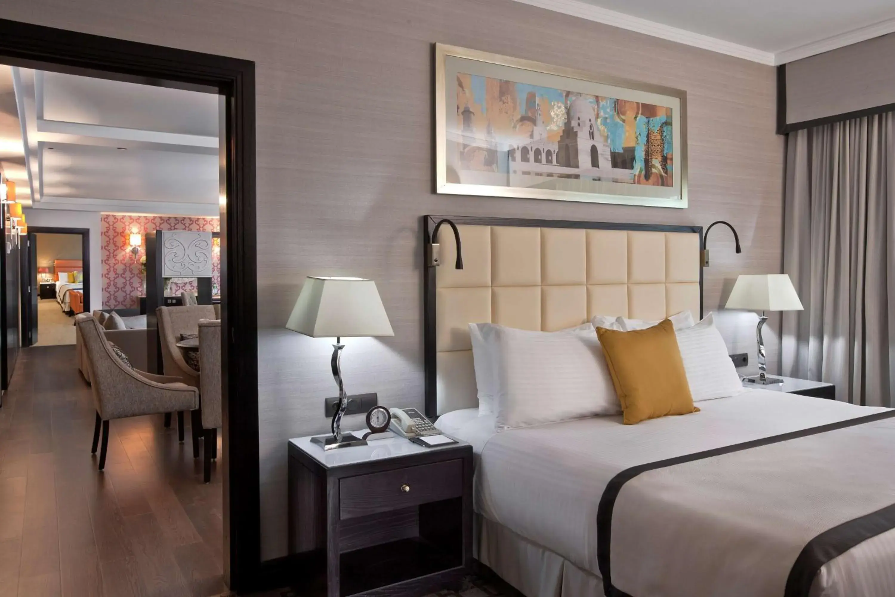 Living room, Bed in Hilton Cairo Heliopolis Hotel Living room, Bed in Hilton Cairo Heliopolis Hotel