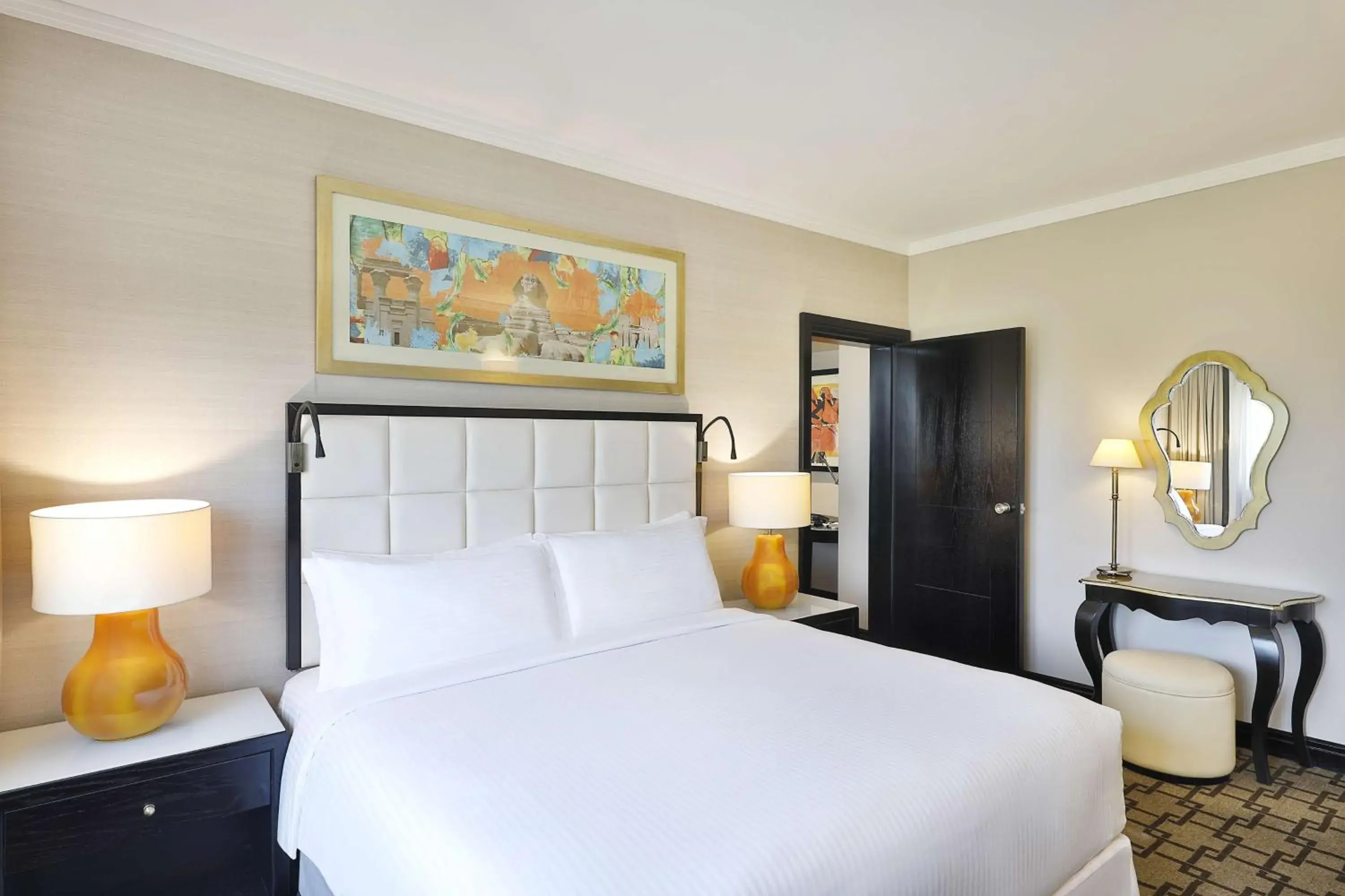 Bed in Hilton Cairo Heliopolis Hotel Bed in Hilton Cairo Heliopolis Hotel