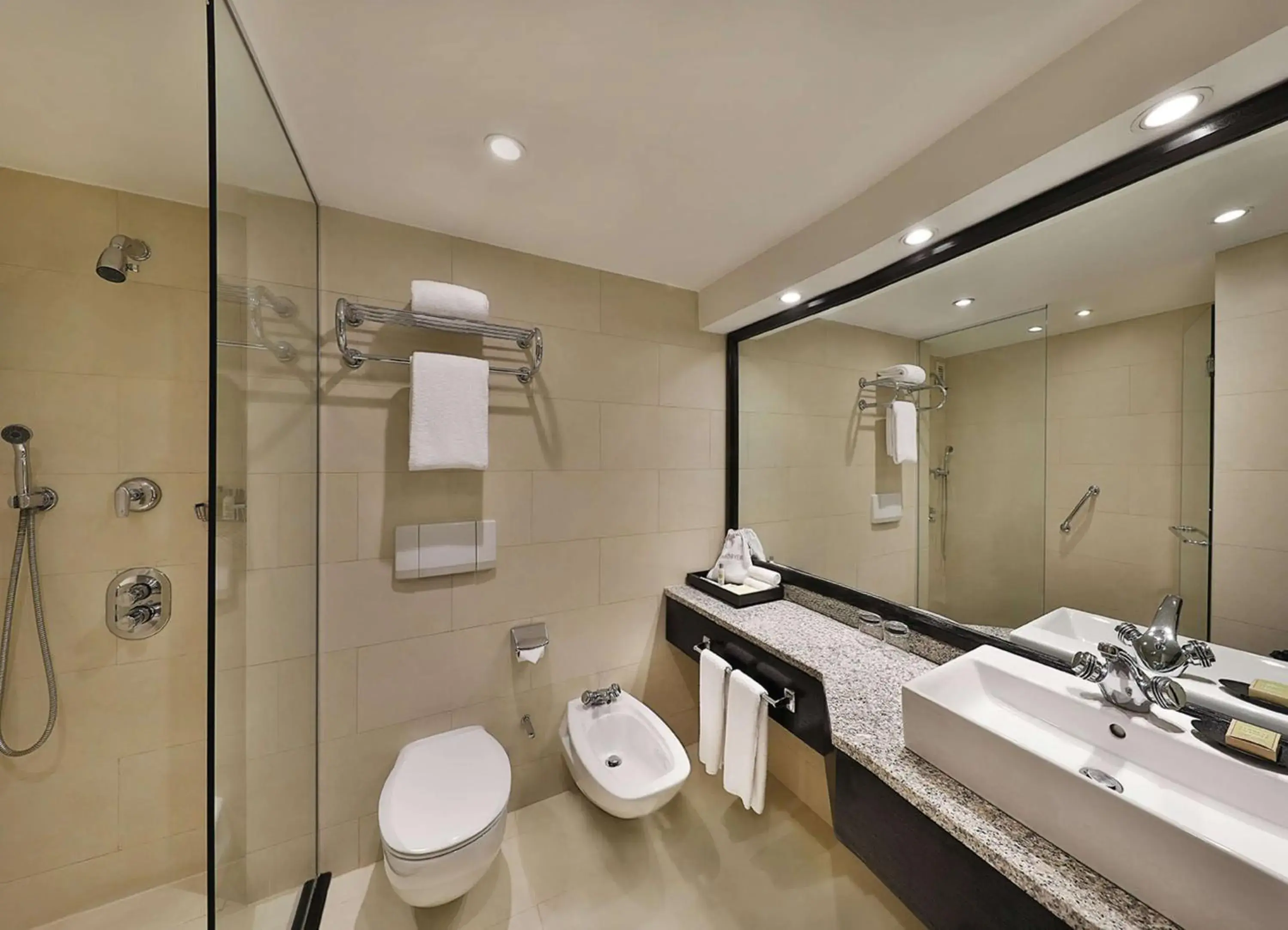 Bathroom in Hilton Cairo Heliopolis Hotel Bathroom in Hilton Cairo Heliopolis Hotel