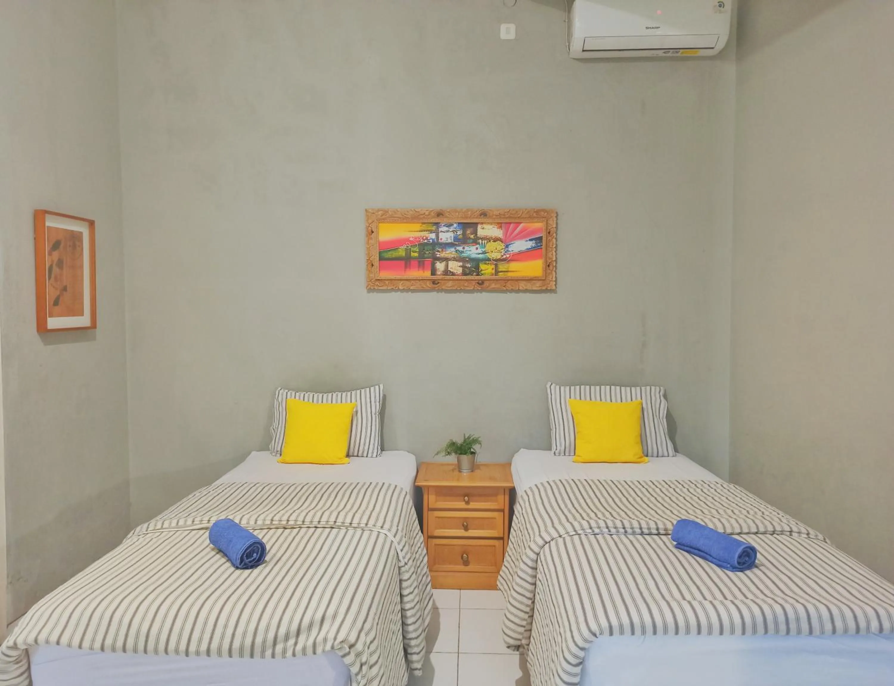 Bed in Manggolo Homestay Syariah