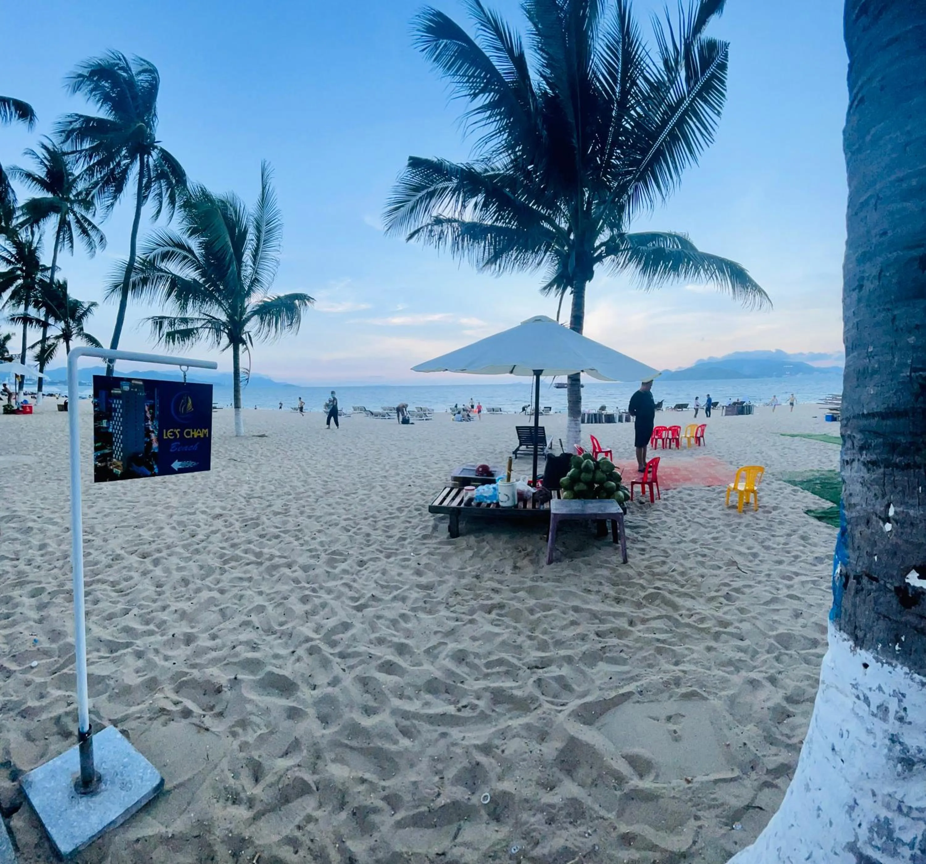 Beach in Le's Cham Hotel