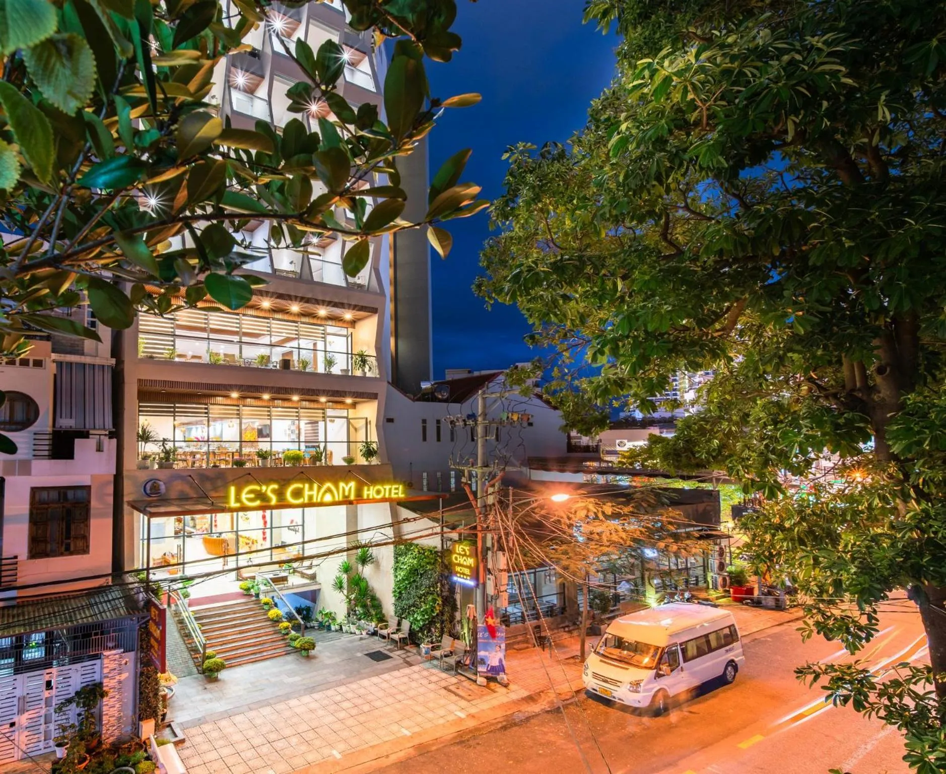 Property building in Le's Cham Hotel