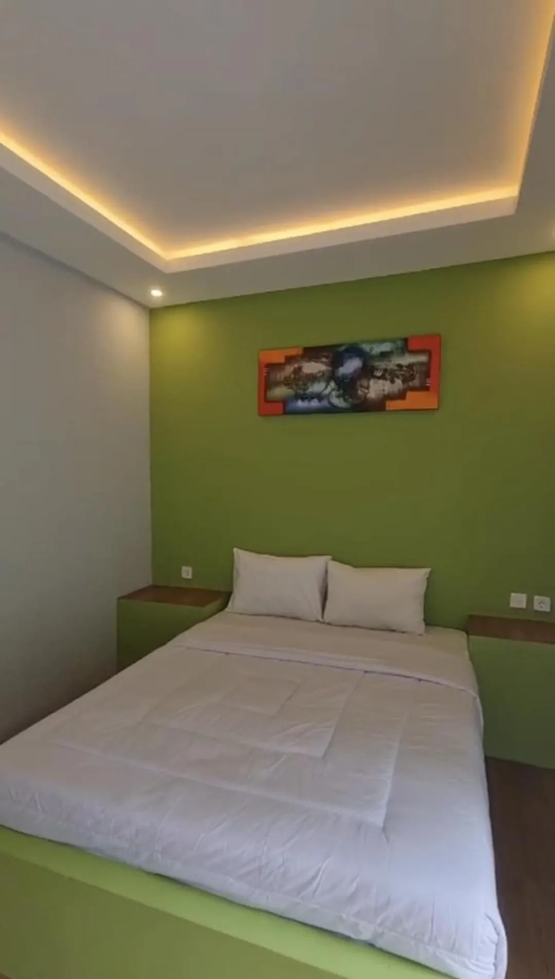 Bed in Makarma Resort Lombok