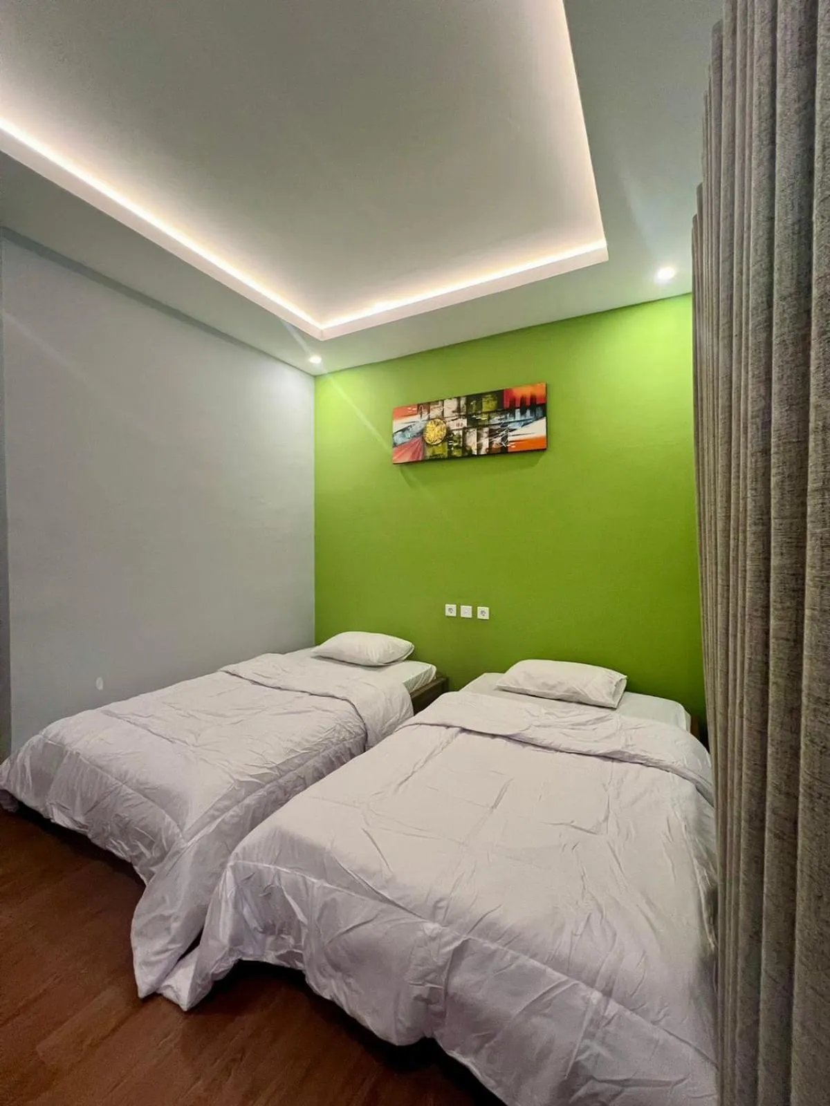 Bed in Makarma Resort Lombok