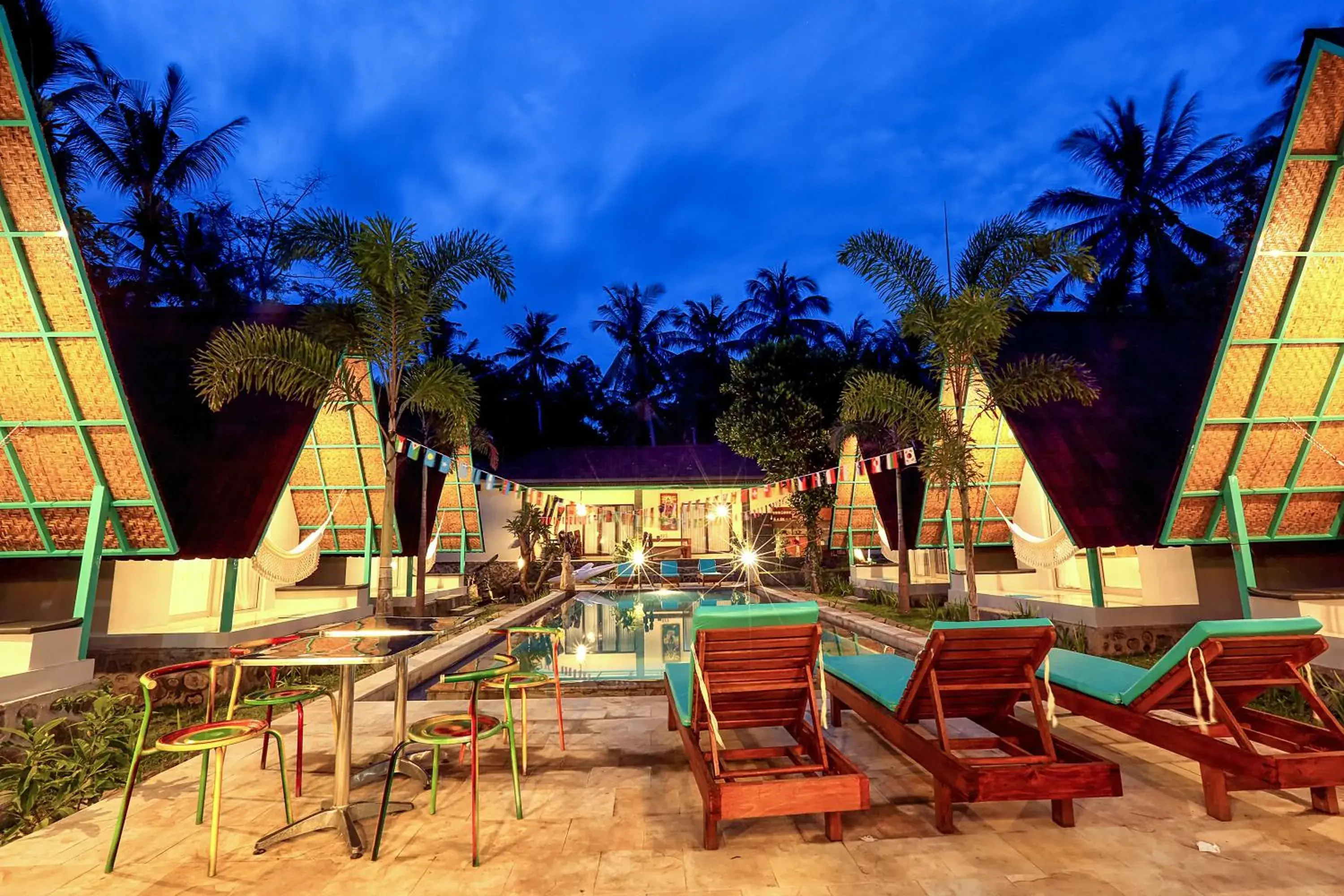 Swimming pool in Makarma Resort Lombok Swimming pool in Makarma Resort Lombok