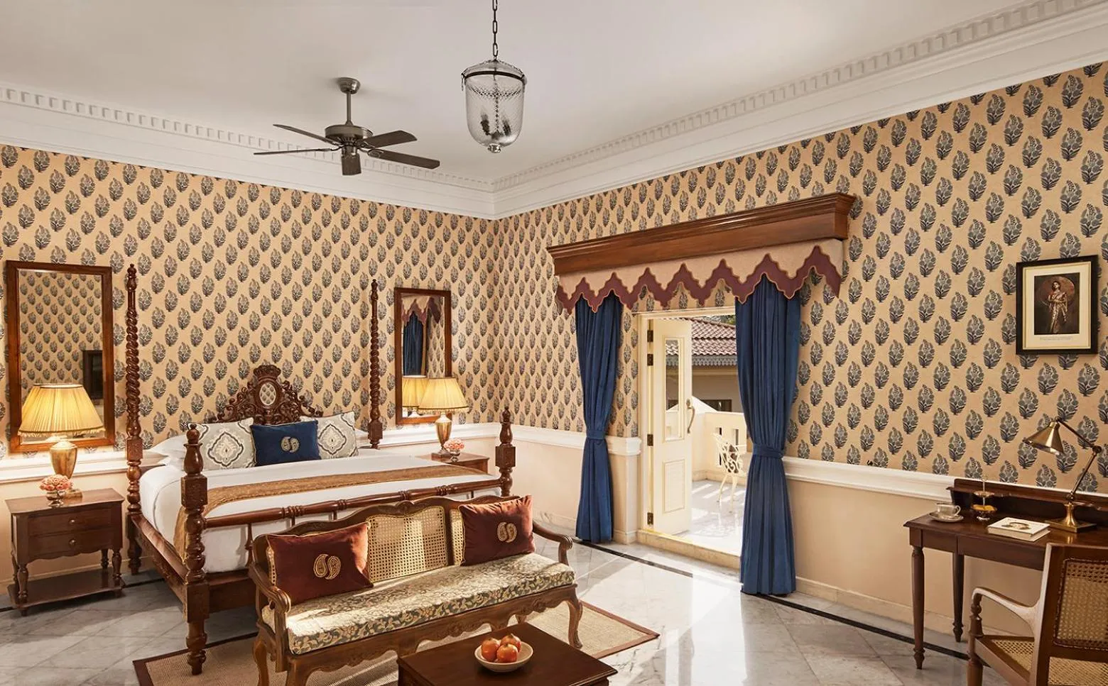 Bedroom, Bed in Raajkutir - IHCL SeleQtions