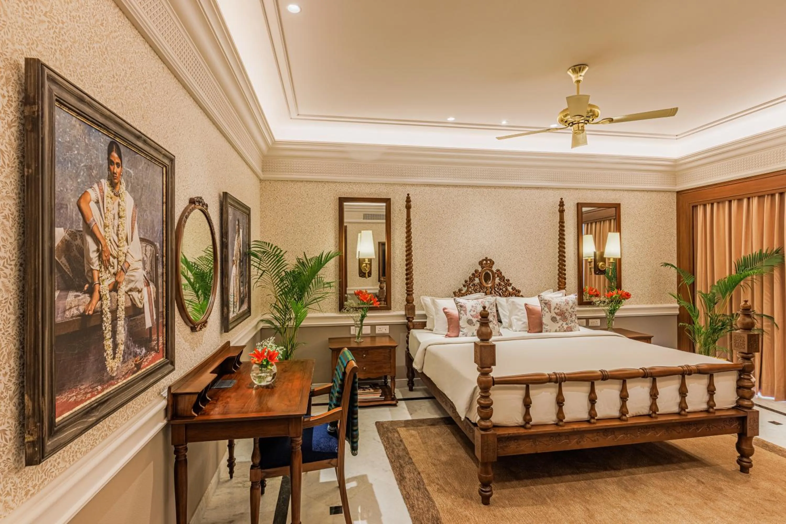 Bedroom, Bed in Raajkutir - IHCL SeleQtions