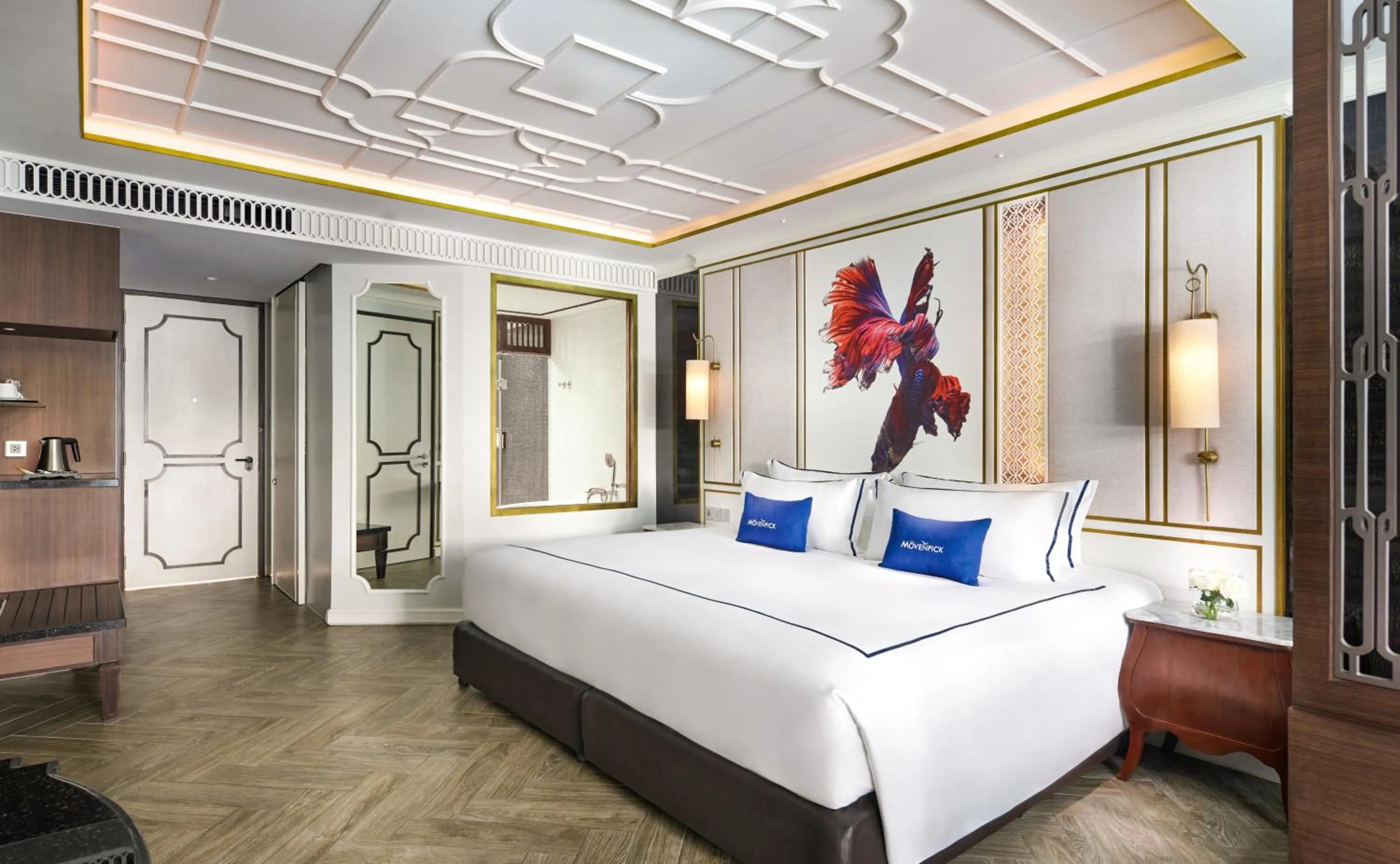 Bedroom, Bed in Mövenpick Myth Hotel Patong Phuket