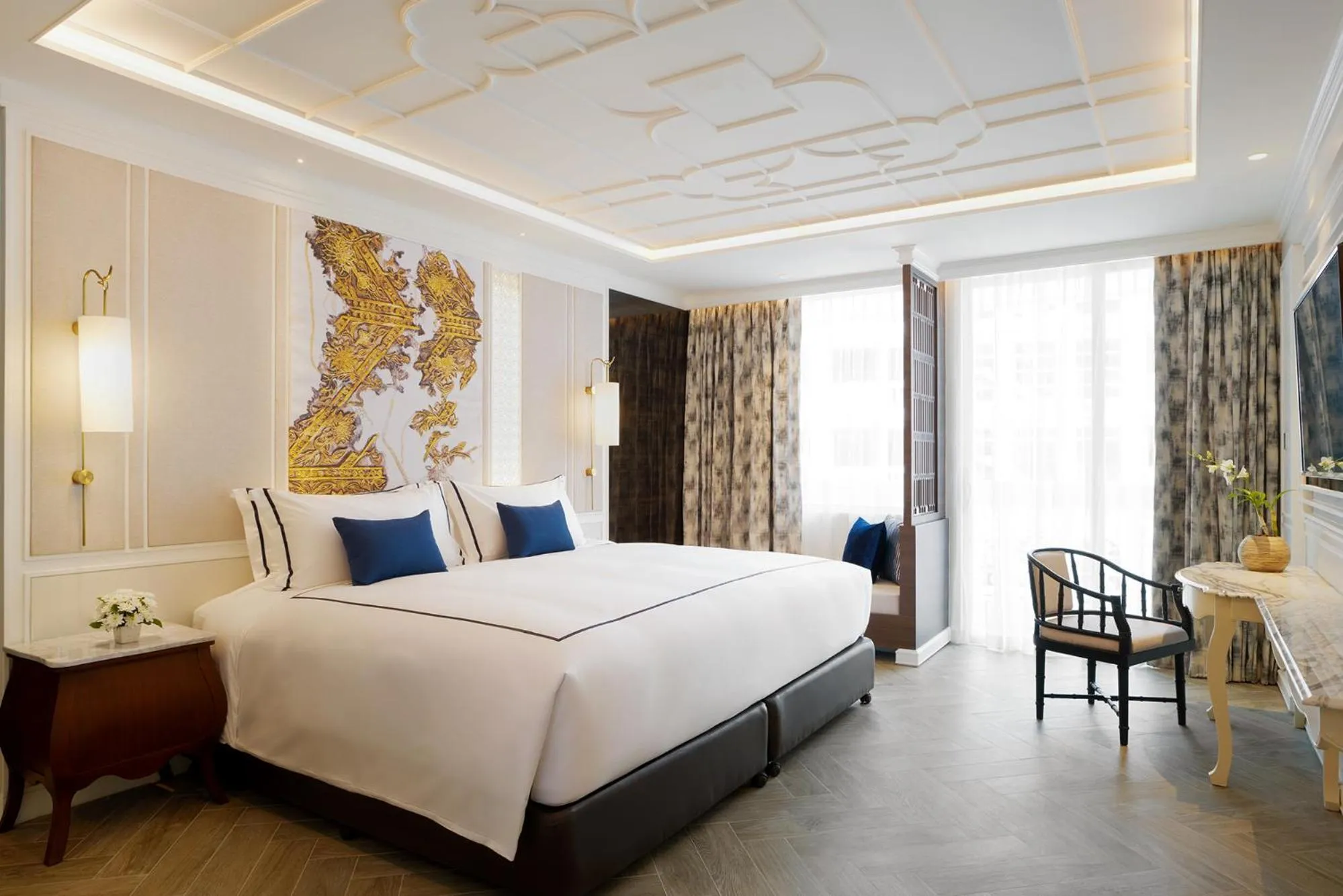 Bedroom, Bed in Mövenpick Myth Hotel Patong Phuket