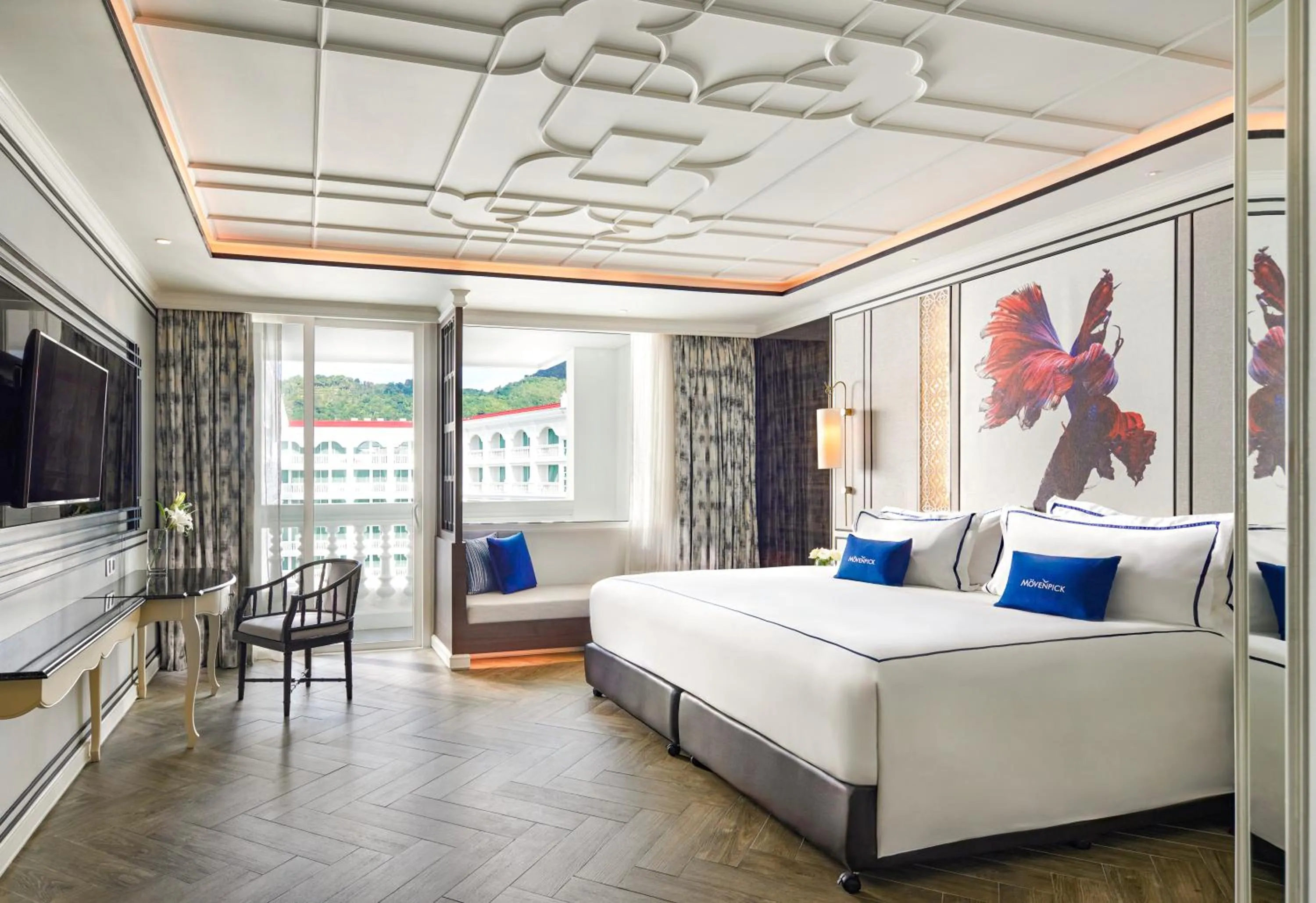 Bedroom, Bed in Mövenpick Myth Hotel Patong Phuket