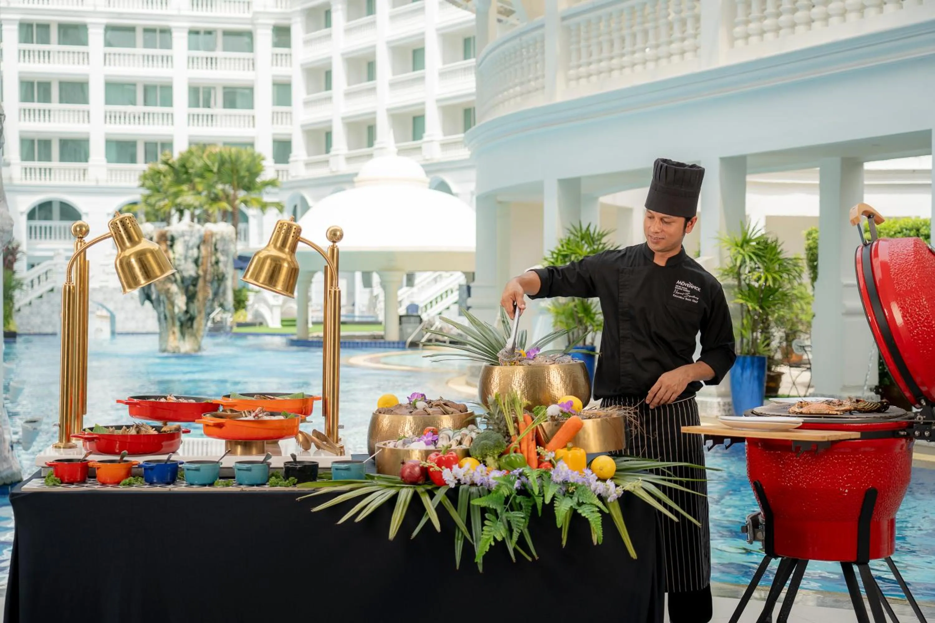 Buffet breakfast in Mövenpick Myth Hotel Patong Phuket