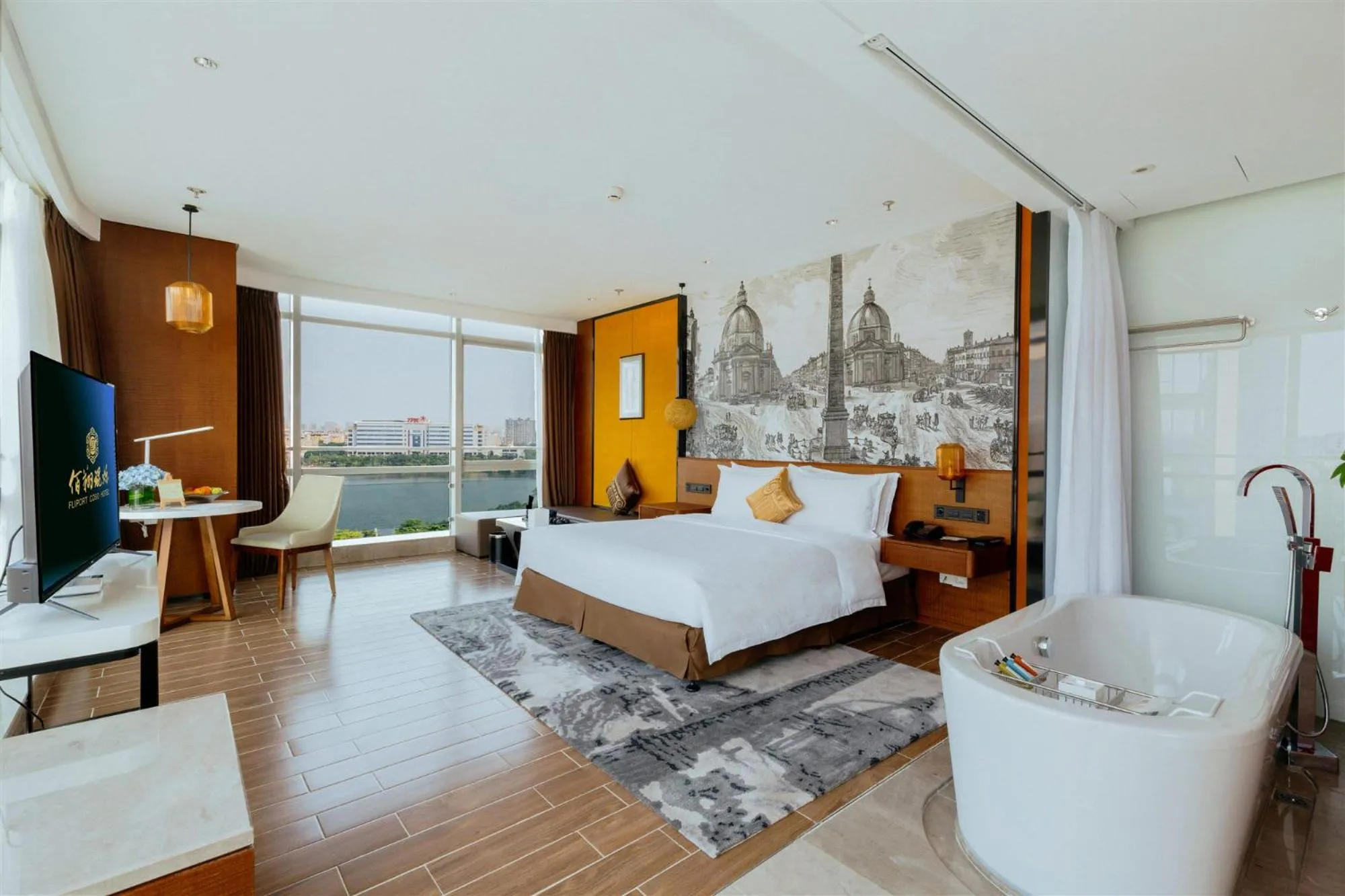 Bedroom, Bed in Hisilk Artwork Center Fliport Coso Hotel