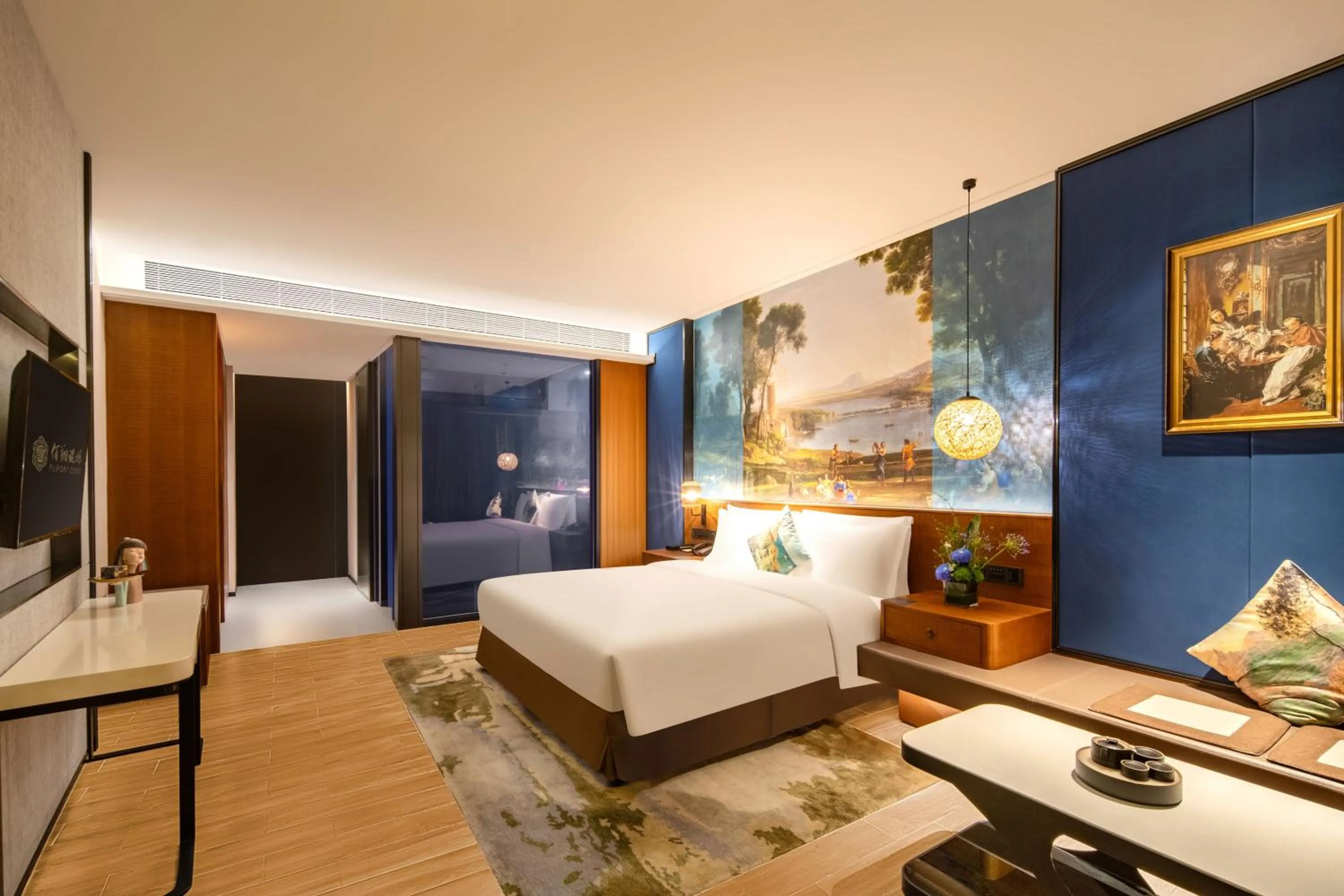 Bedroom, Bed in Hisilk Artwork Center Fliport Coso Hotel