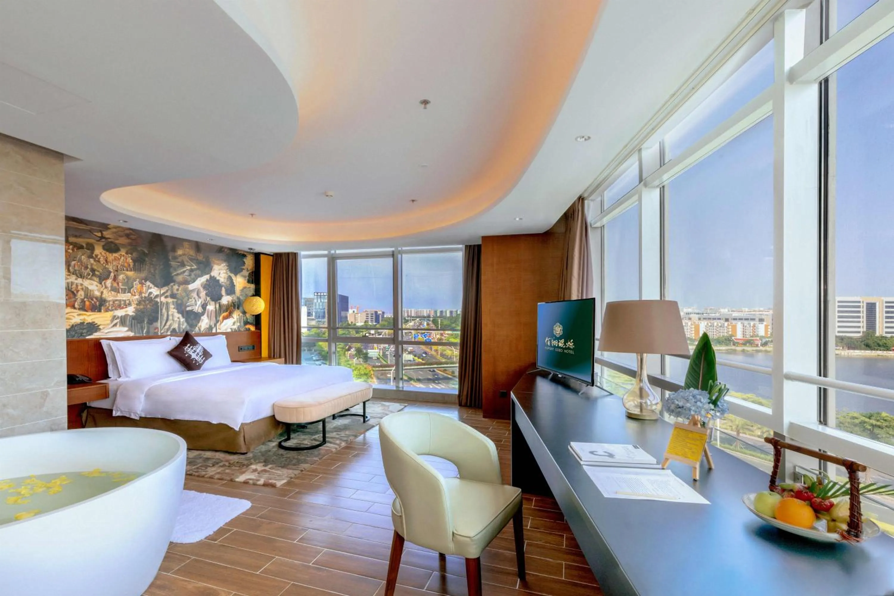 Bedroom, Bed in Hisilk Artwork Center Fliport Coso Hotel