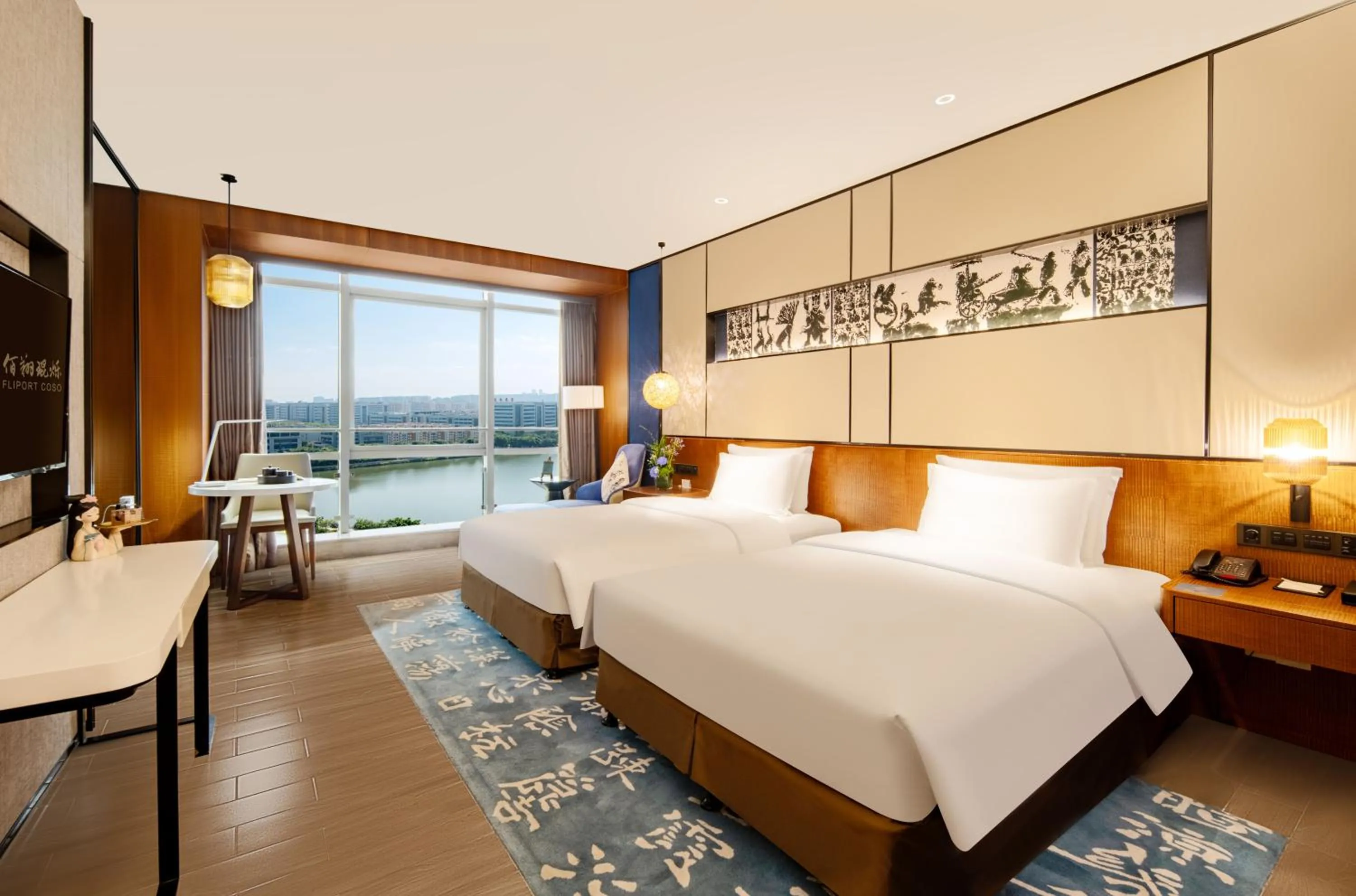 Bedroom, Bed in Hisilk Artwork Center Fliport Coso Hotel