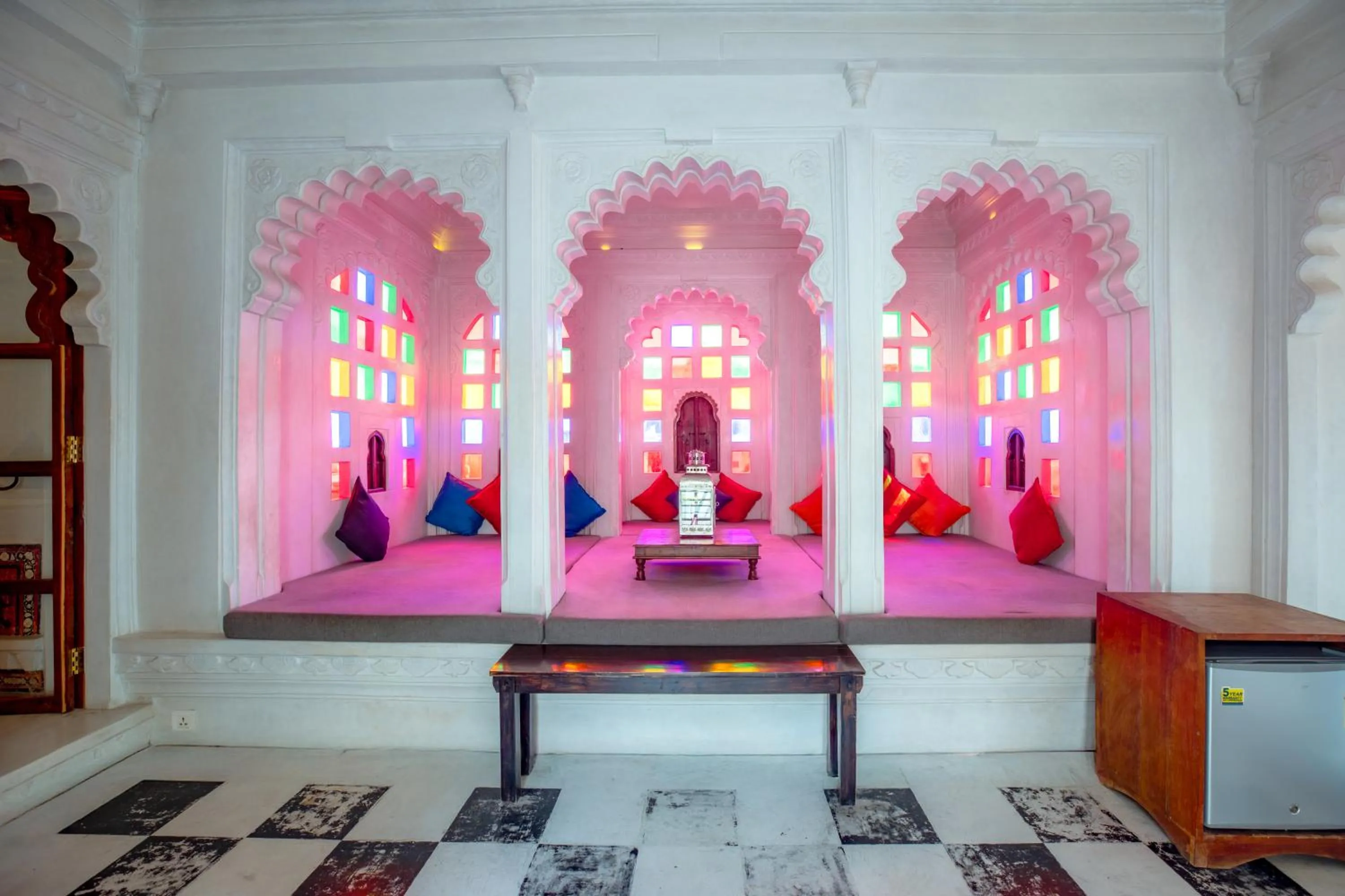 Lounge or bar in Madri Haveli