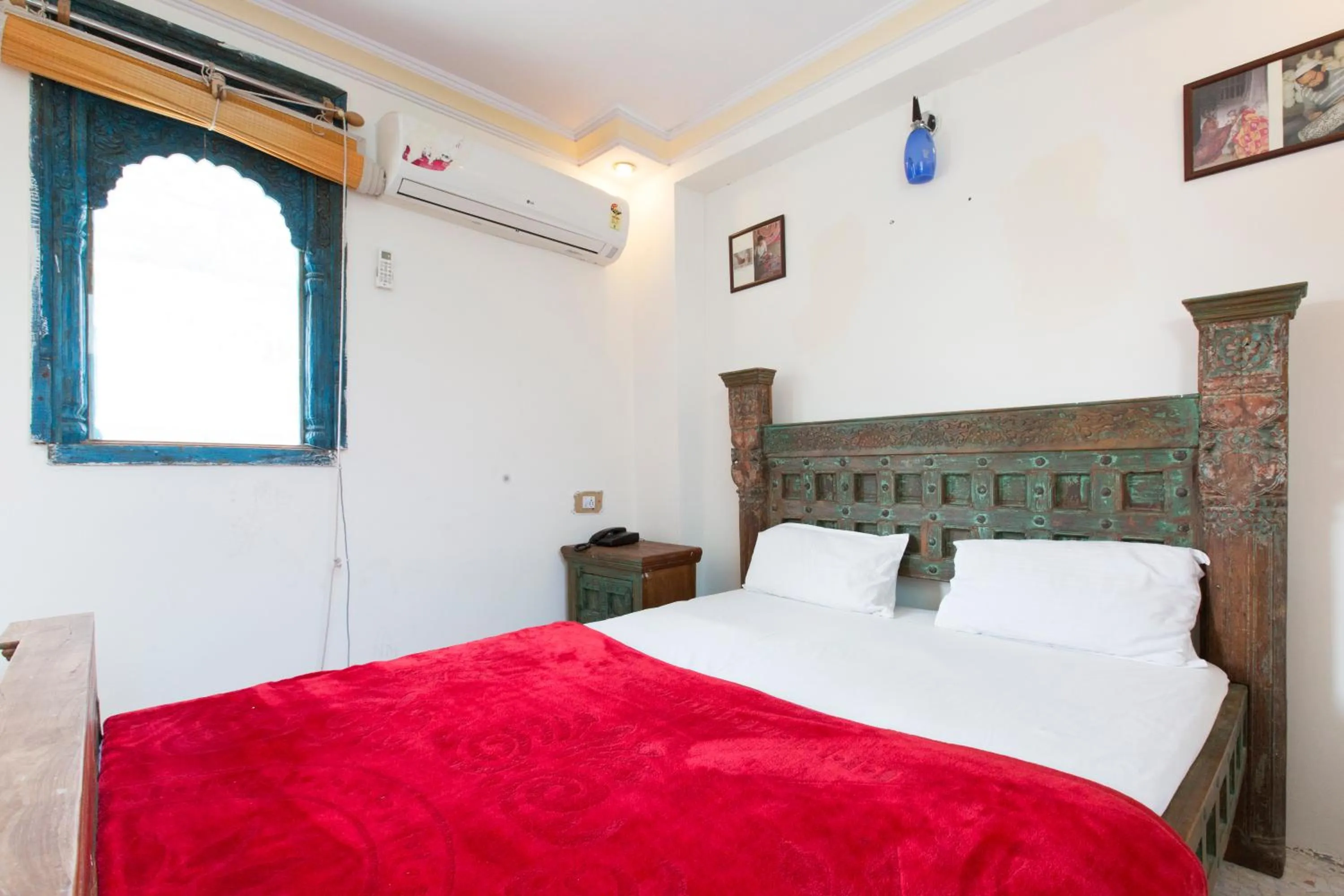 Day, Bed in Yogis Guest House