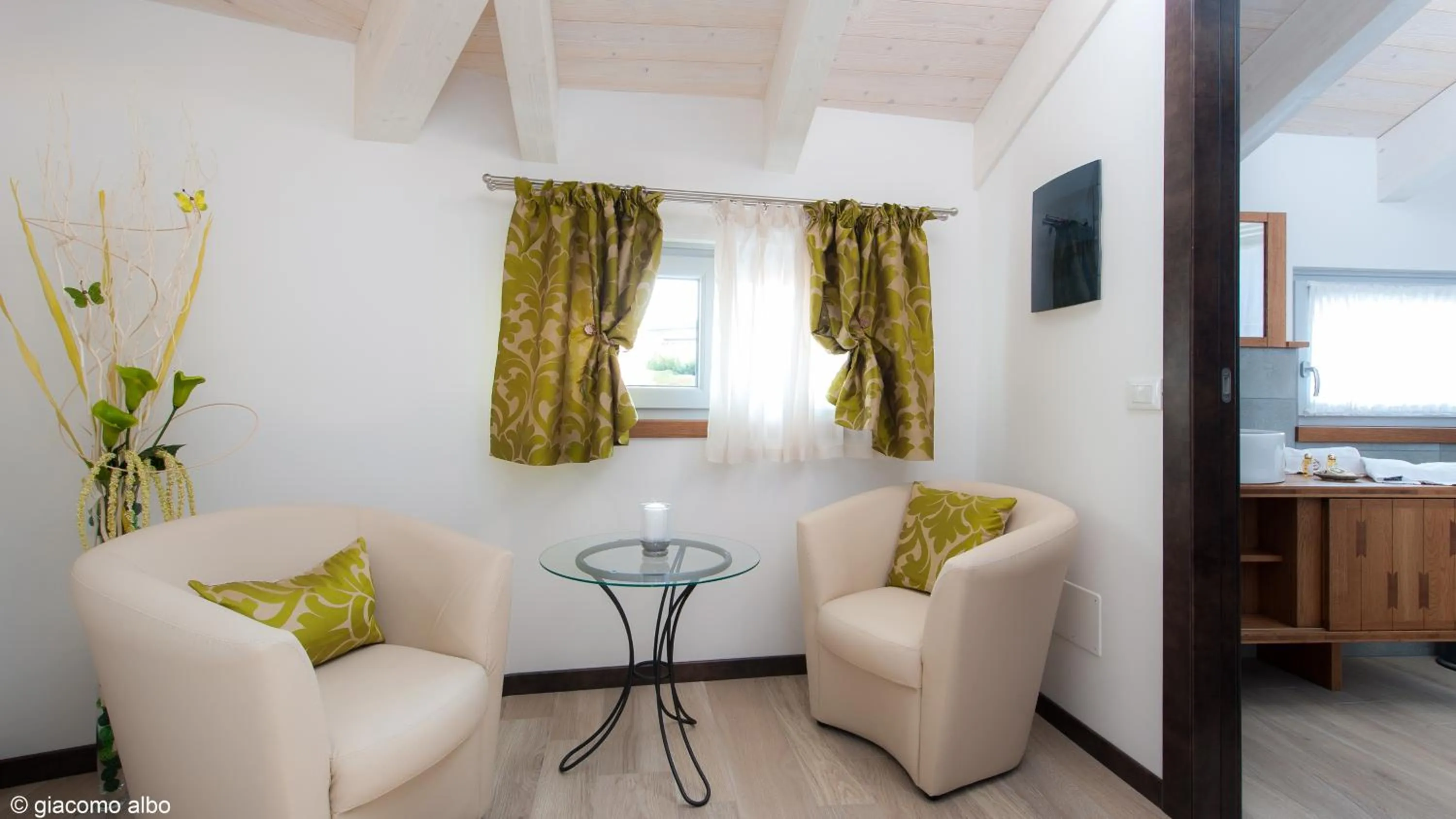 Living room in B&B Armonie del Lago