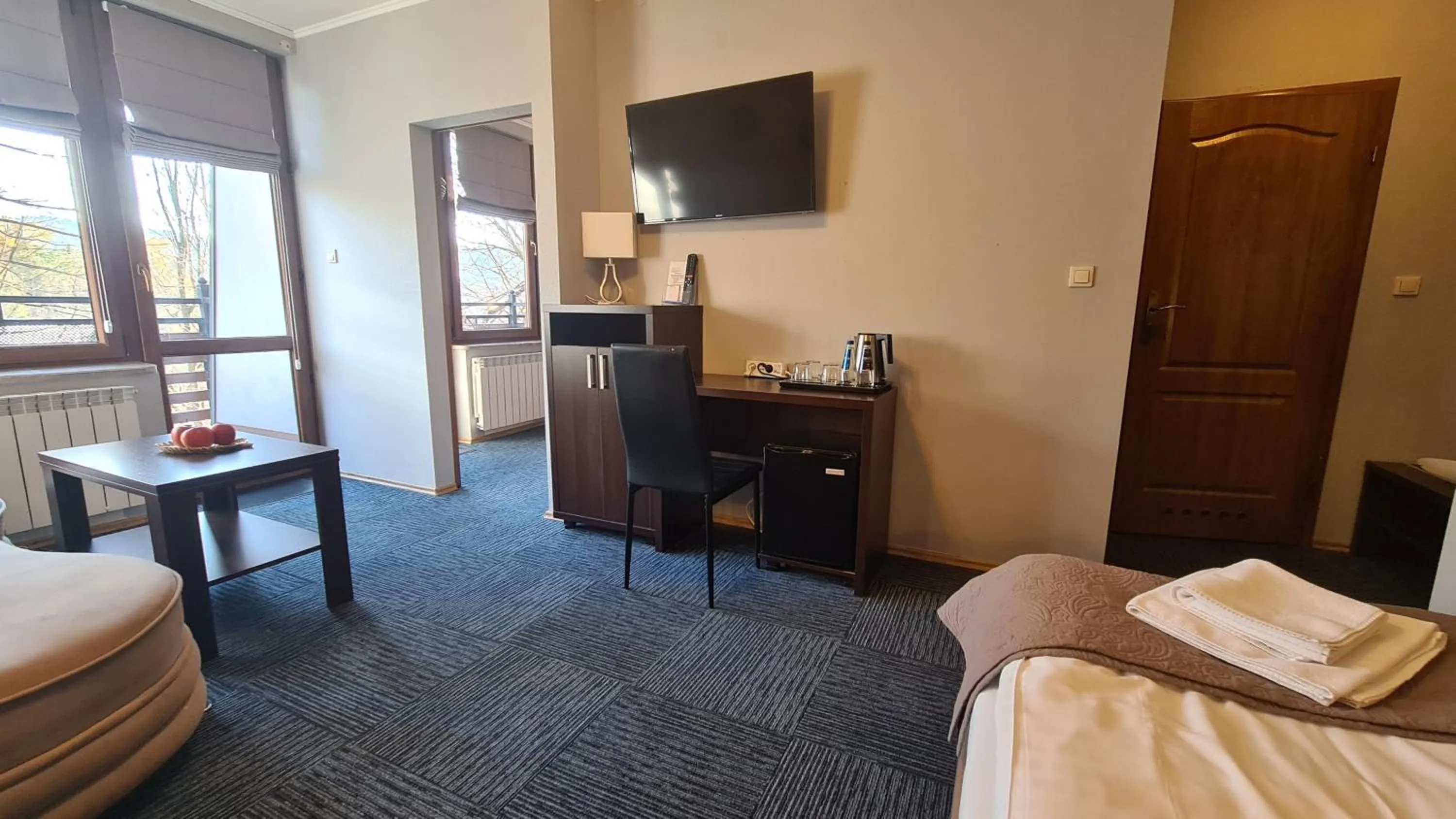 Living room, Bed in H&R Polaris Szczawnica