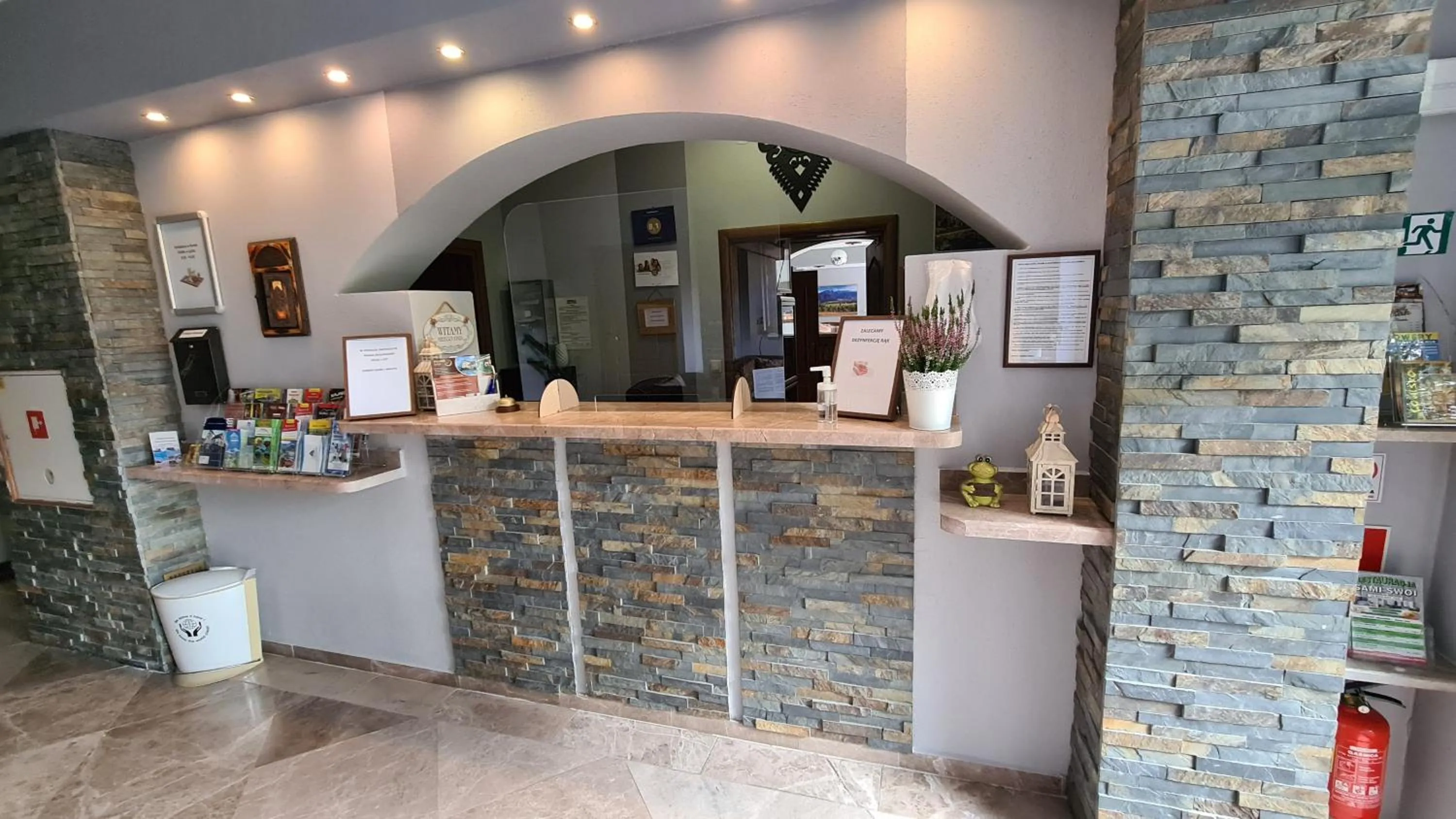 Lobby or reception in H&R Polaris Szczawnica