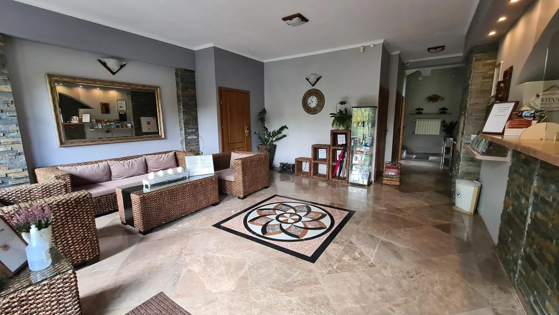 Lobby or reception in H&R Polaris Szczawnica