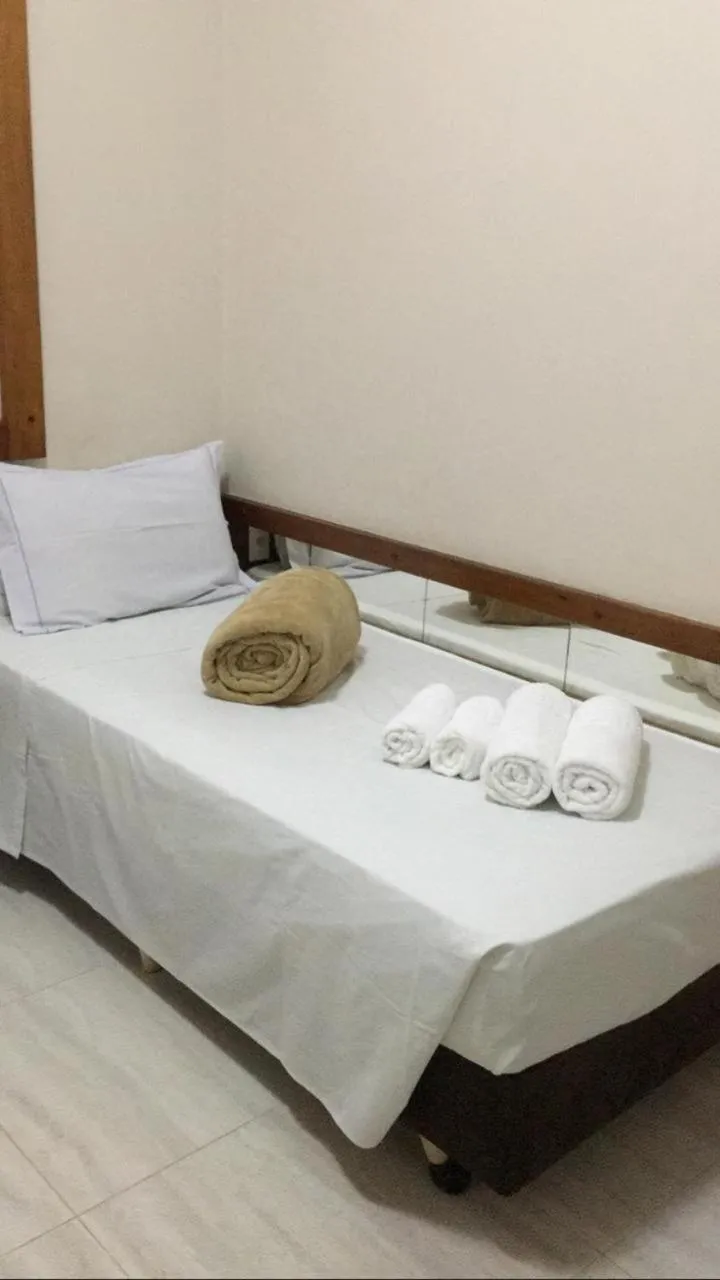 Bed in Leme Plaza Hotel