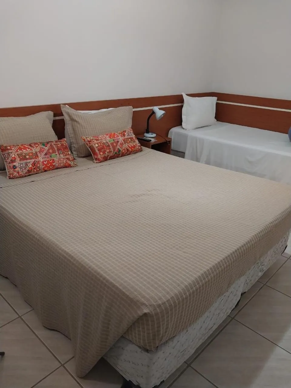 Bed in Leme Plaza Hotel