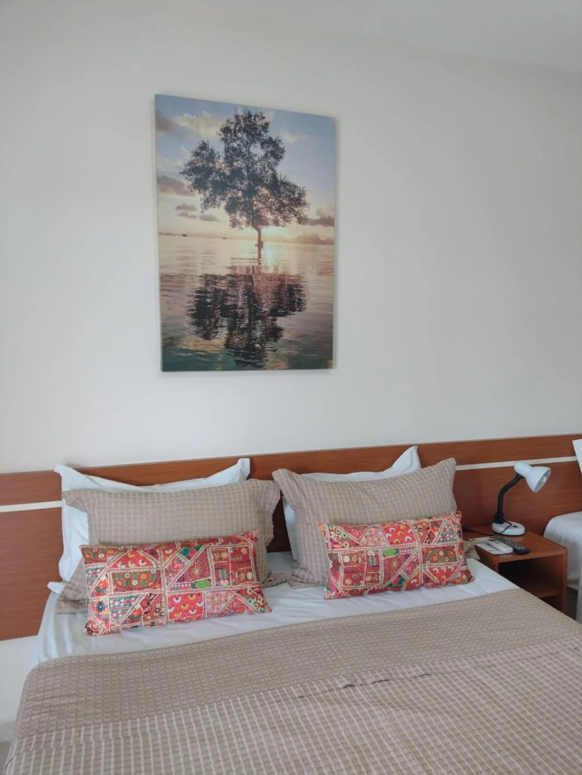 Bed in Leme Plaza Hotel