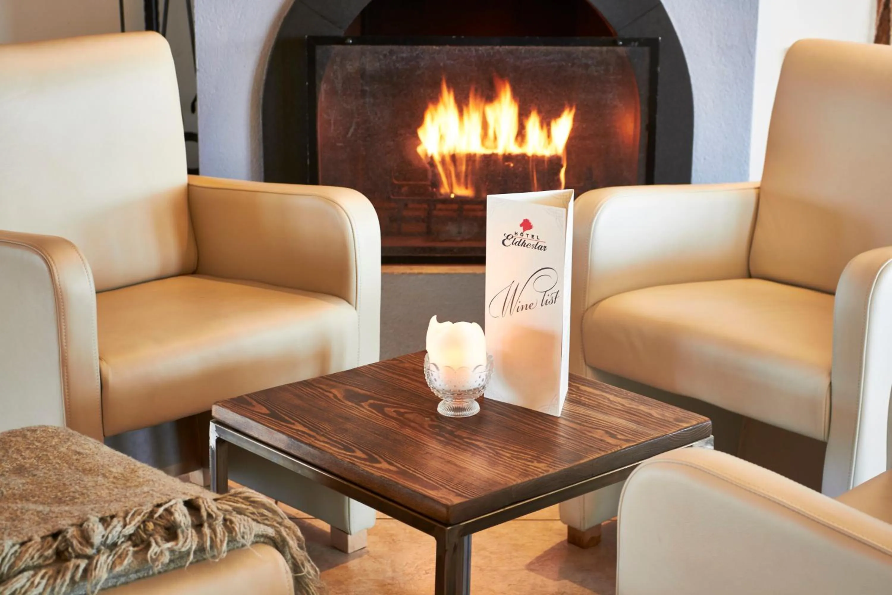 Lounge or bar in Hótel Eldhestar