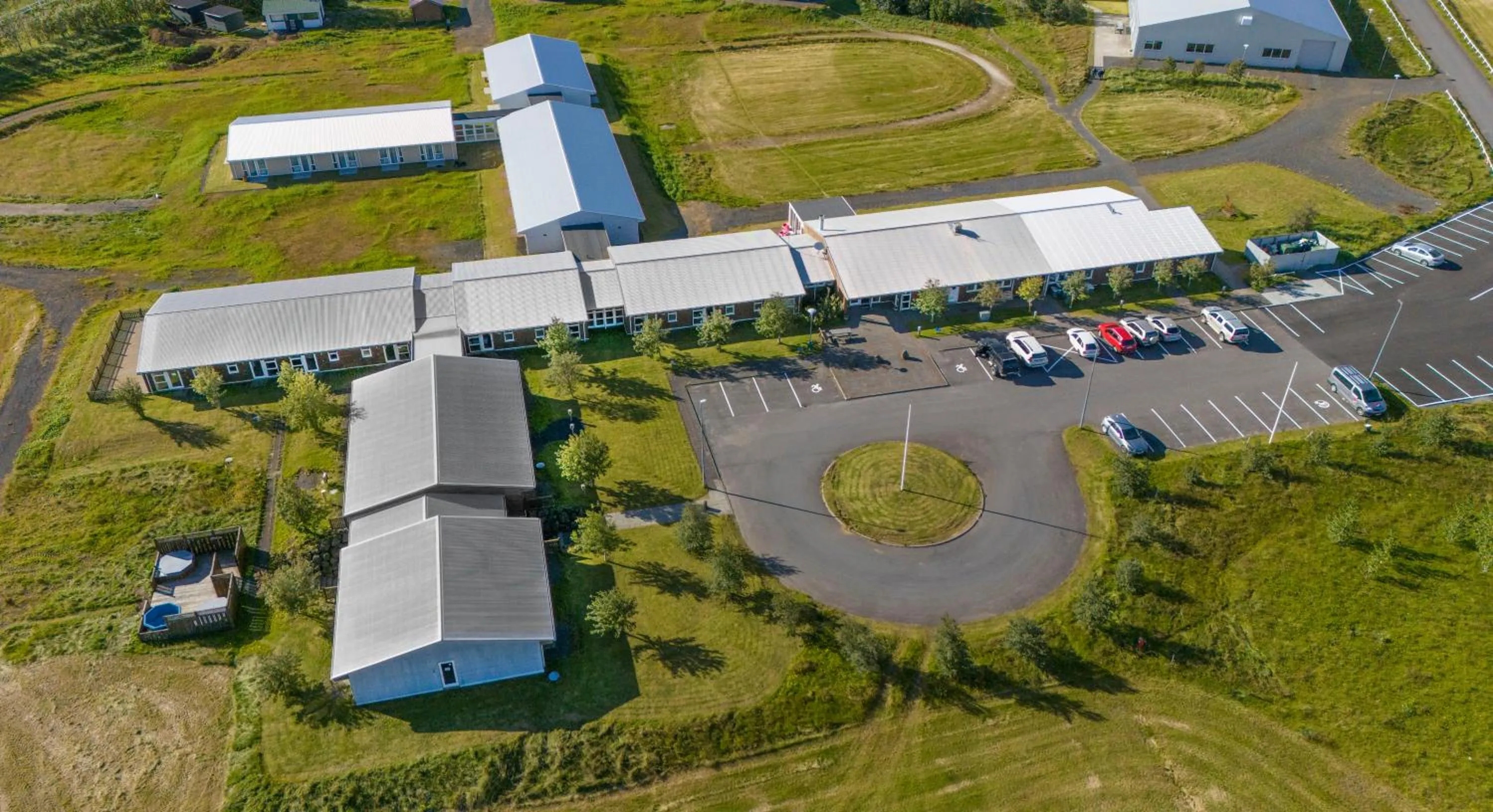 Property building in Hótel Eldhestar