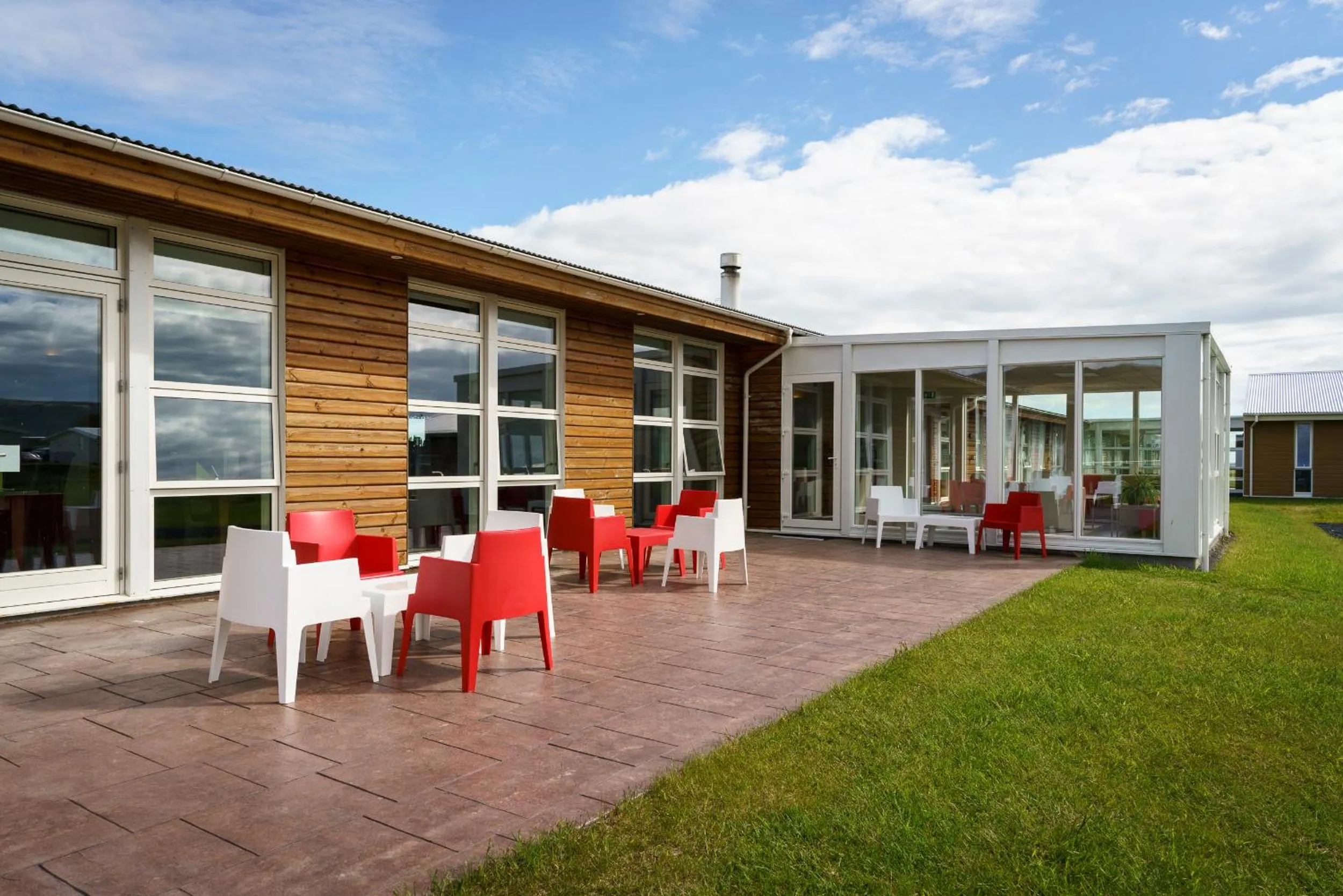 Garden in Hótel Eldhestar