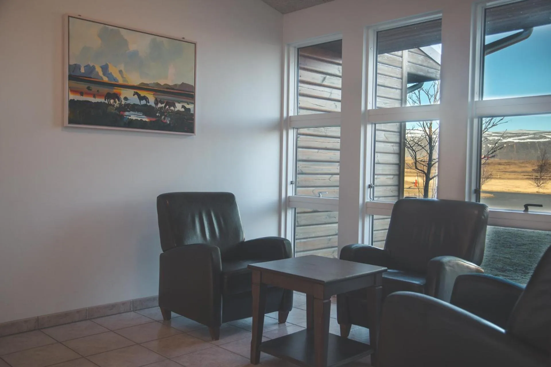 Lounge or bar in Hótel Eldhestar