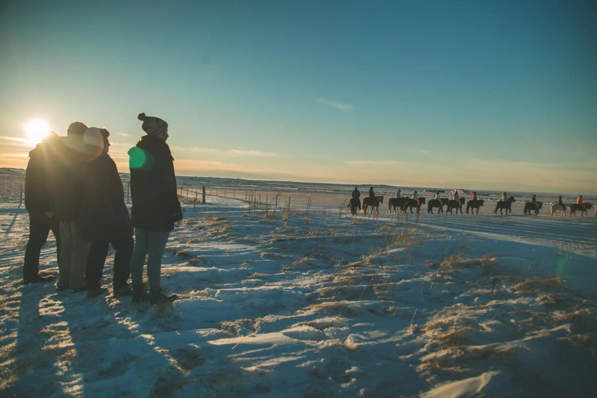 Horse-riding in Hótel Eldhestar
