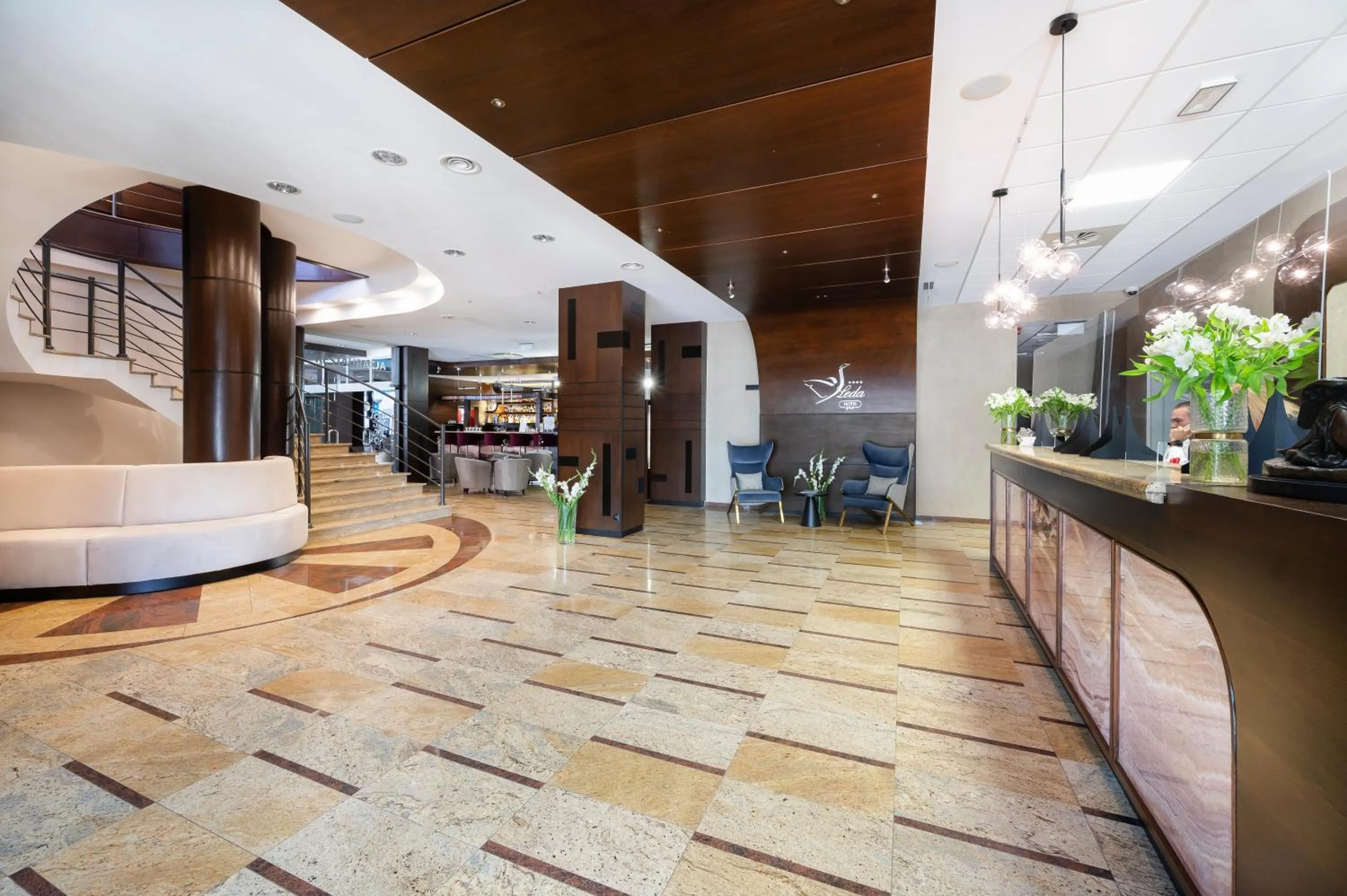 Lobby or reception in Hotel Leda Spa - Adults Only