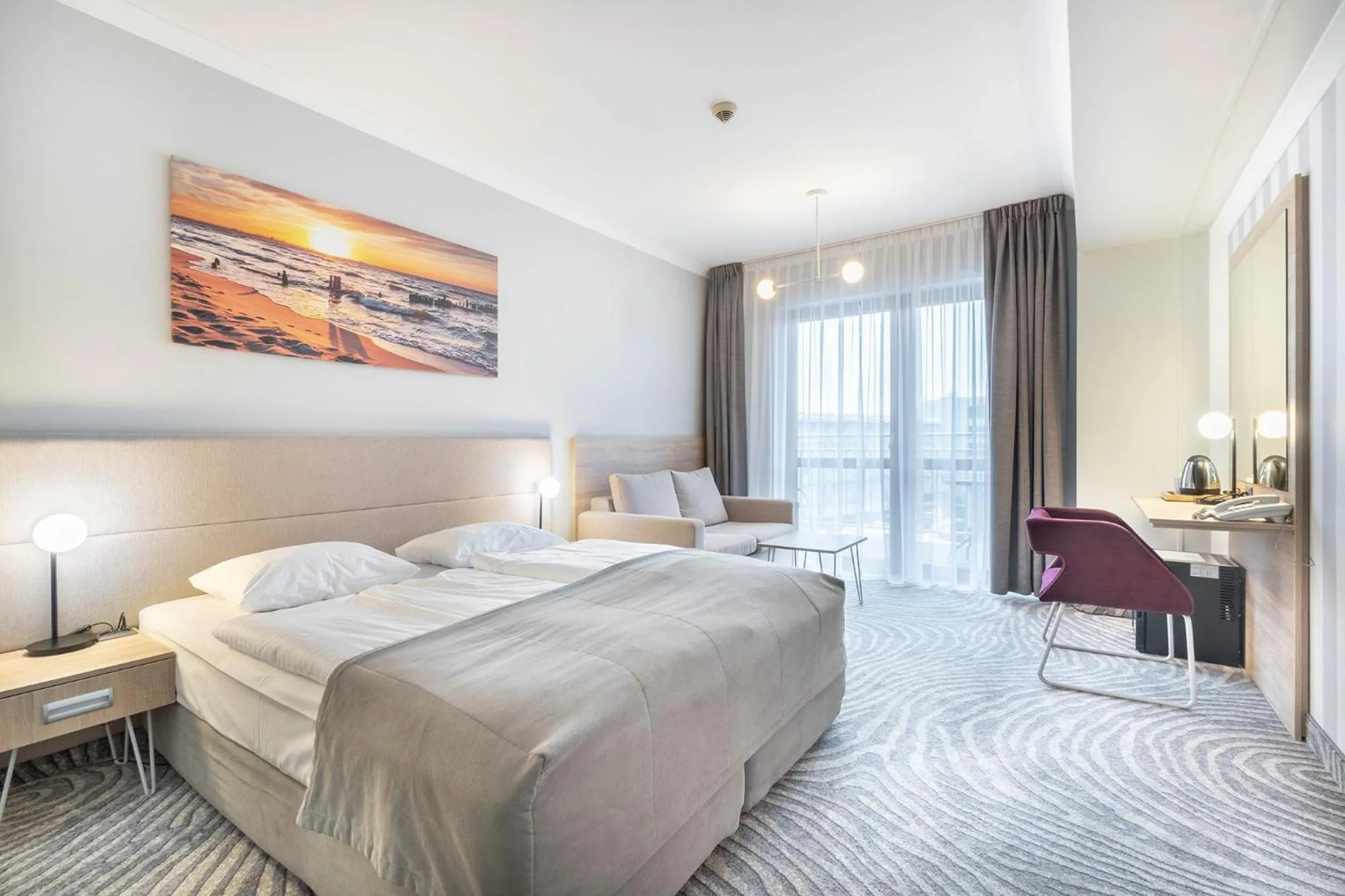 Photo of the whole room, Bed in Hotel Leda Spa - Adults Only