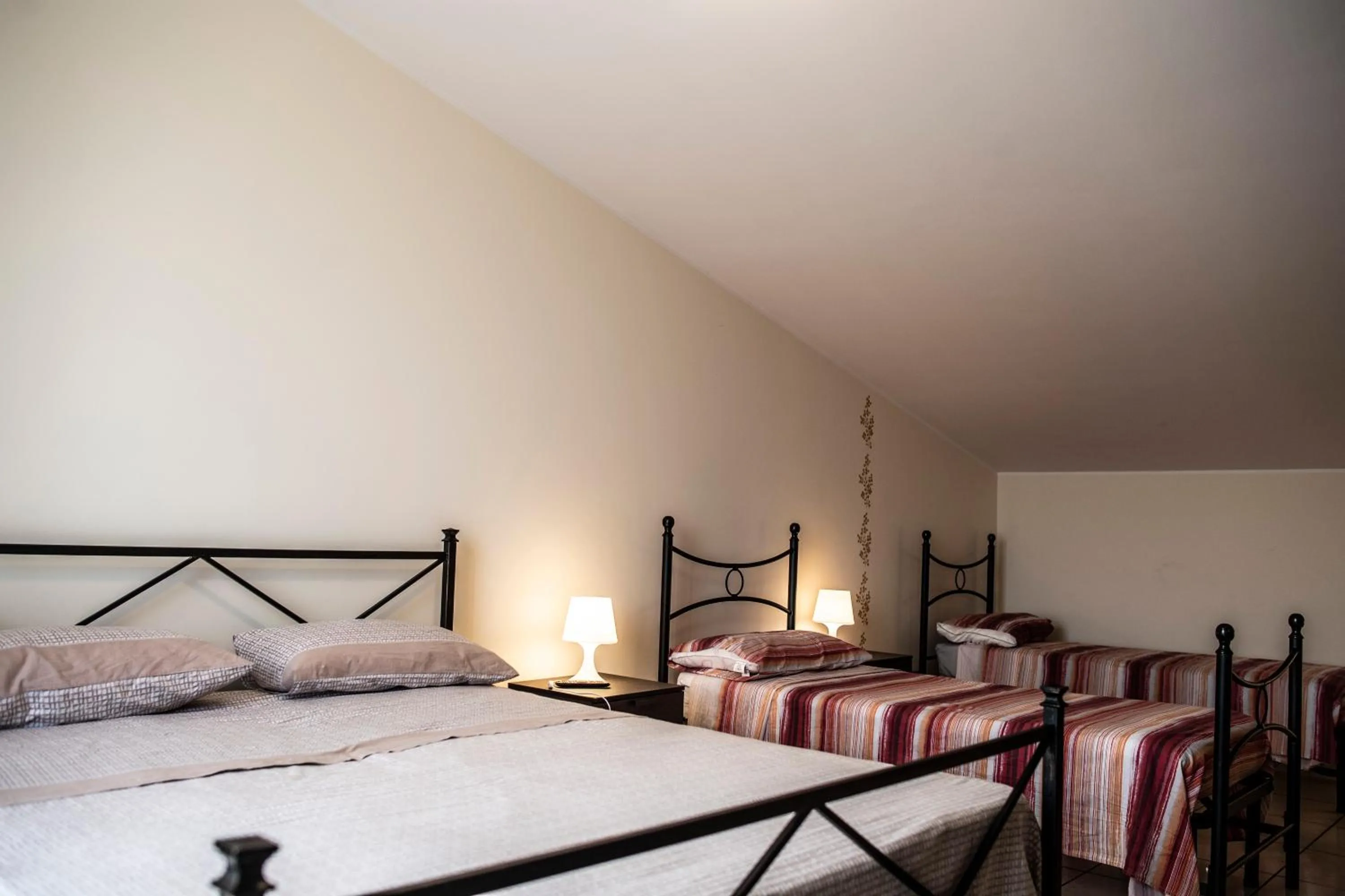 Bed in B&B Caravello