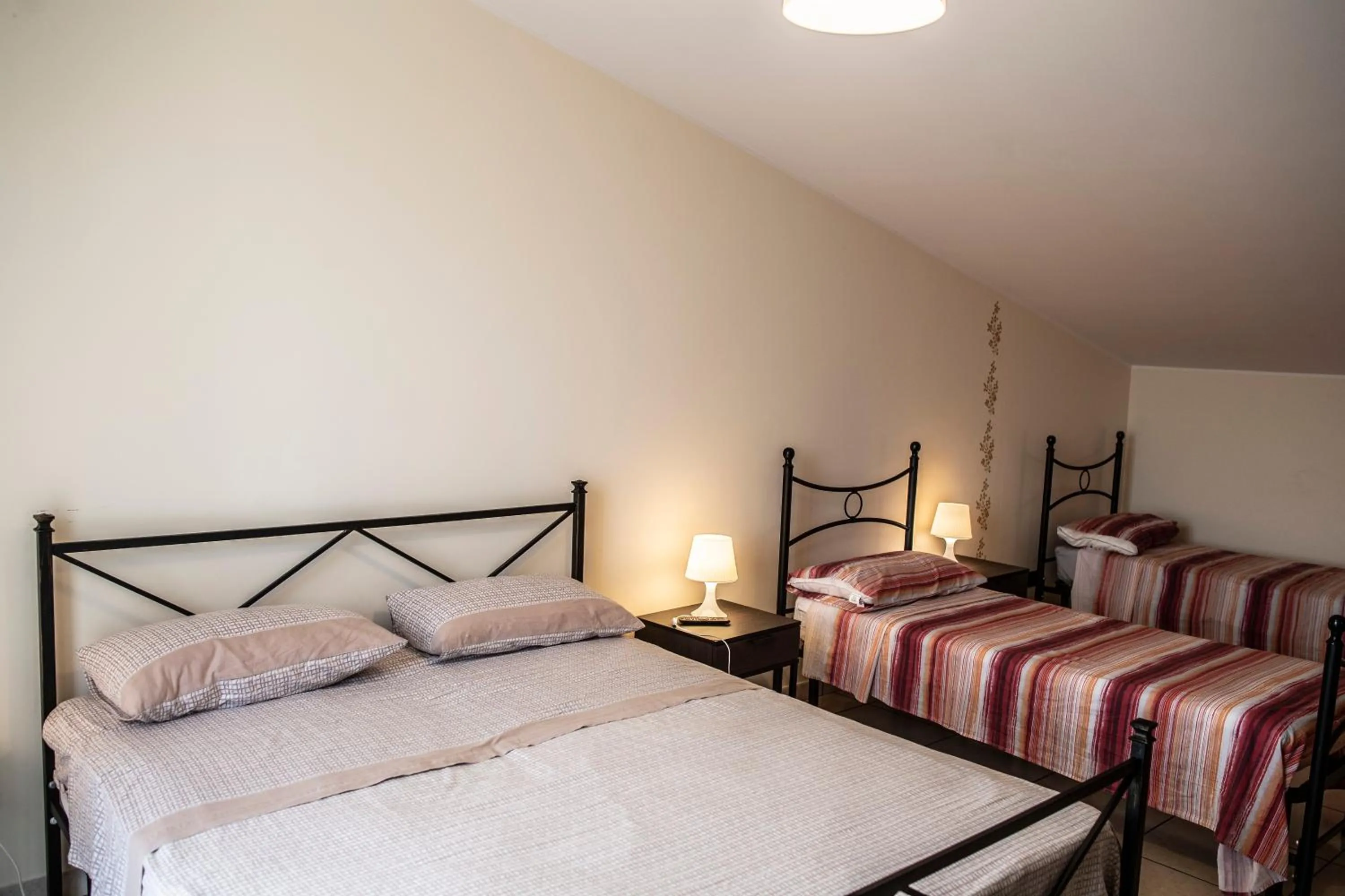 Bed in B&B Caravello