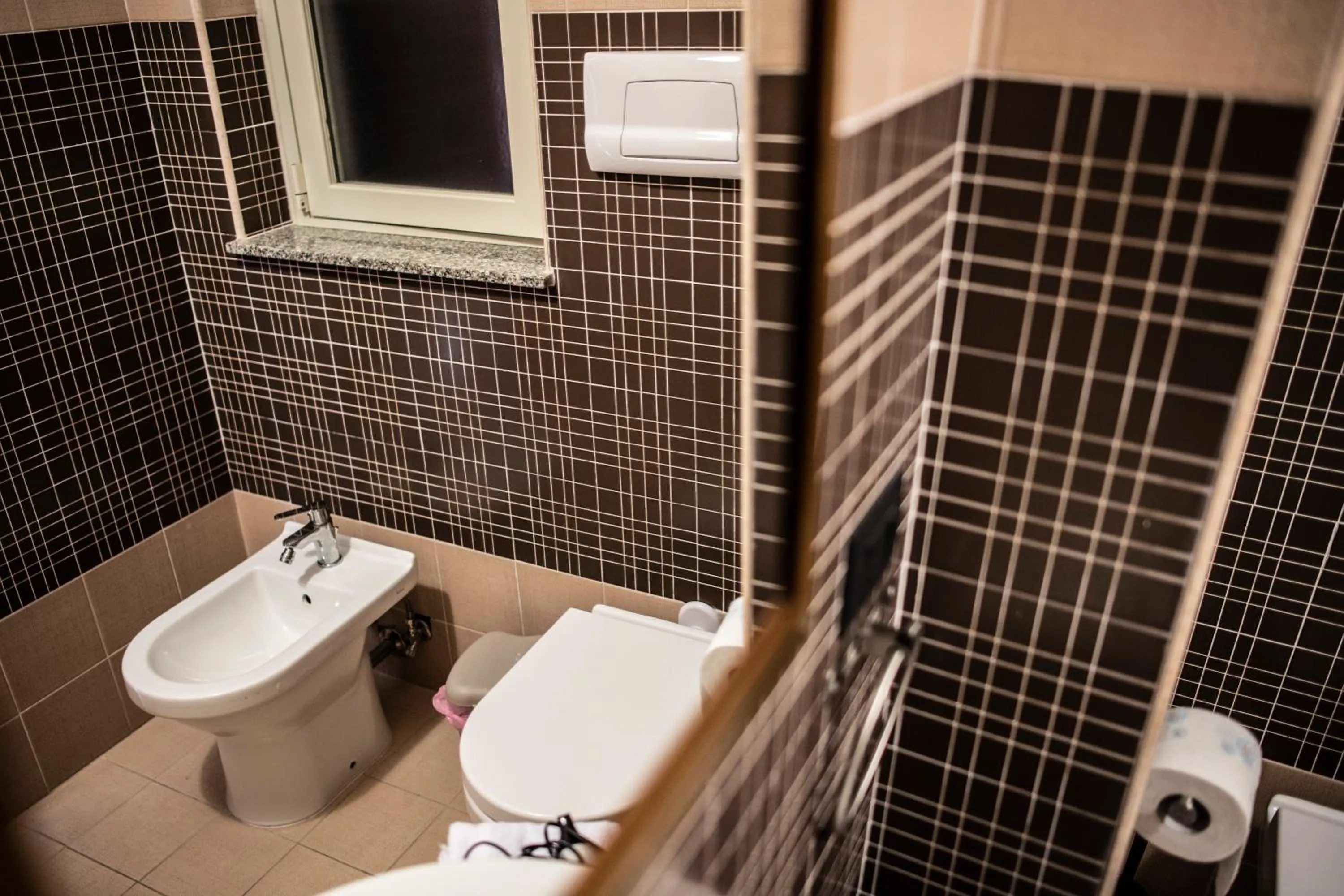 Bathroom in B&B Caravello